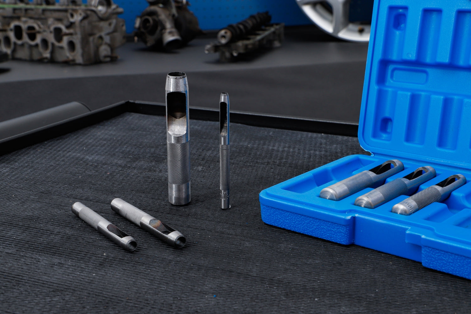 BGS 565 Satz Locheisen Lochpfeifen Lochflöten Lochstanzer Ø3-12mm 9 teilig