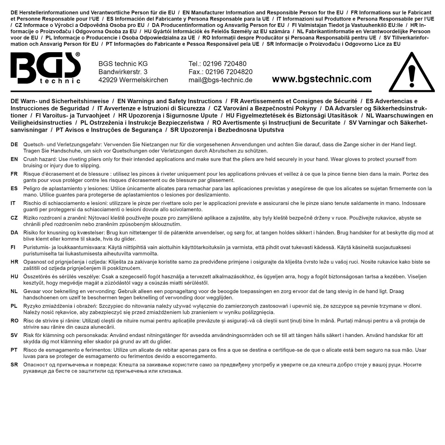 BGS DIY 570-1 Sortiment Ösen Ø4,5 x 5mm 100 teilig