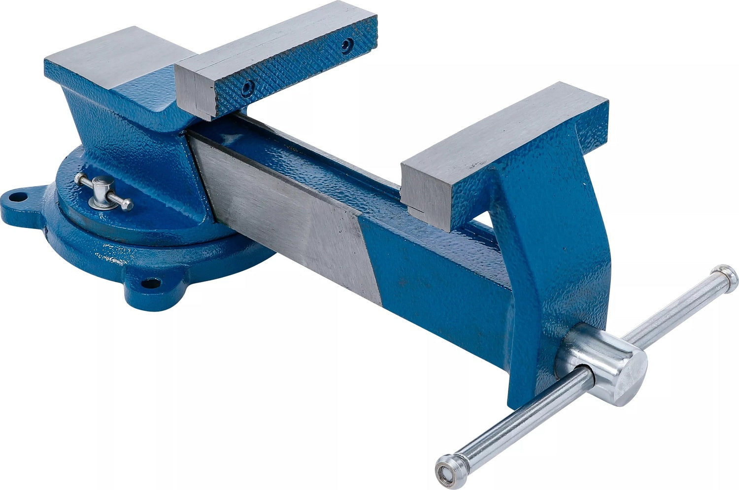 BGS 58112 Stahl Schraubstock geschmiedet mit 125mm Spannbacken 360° drehbar