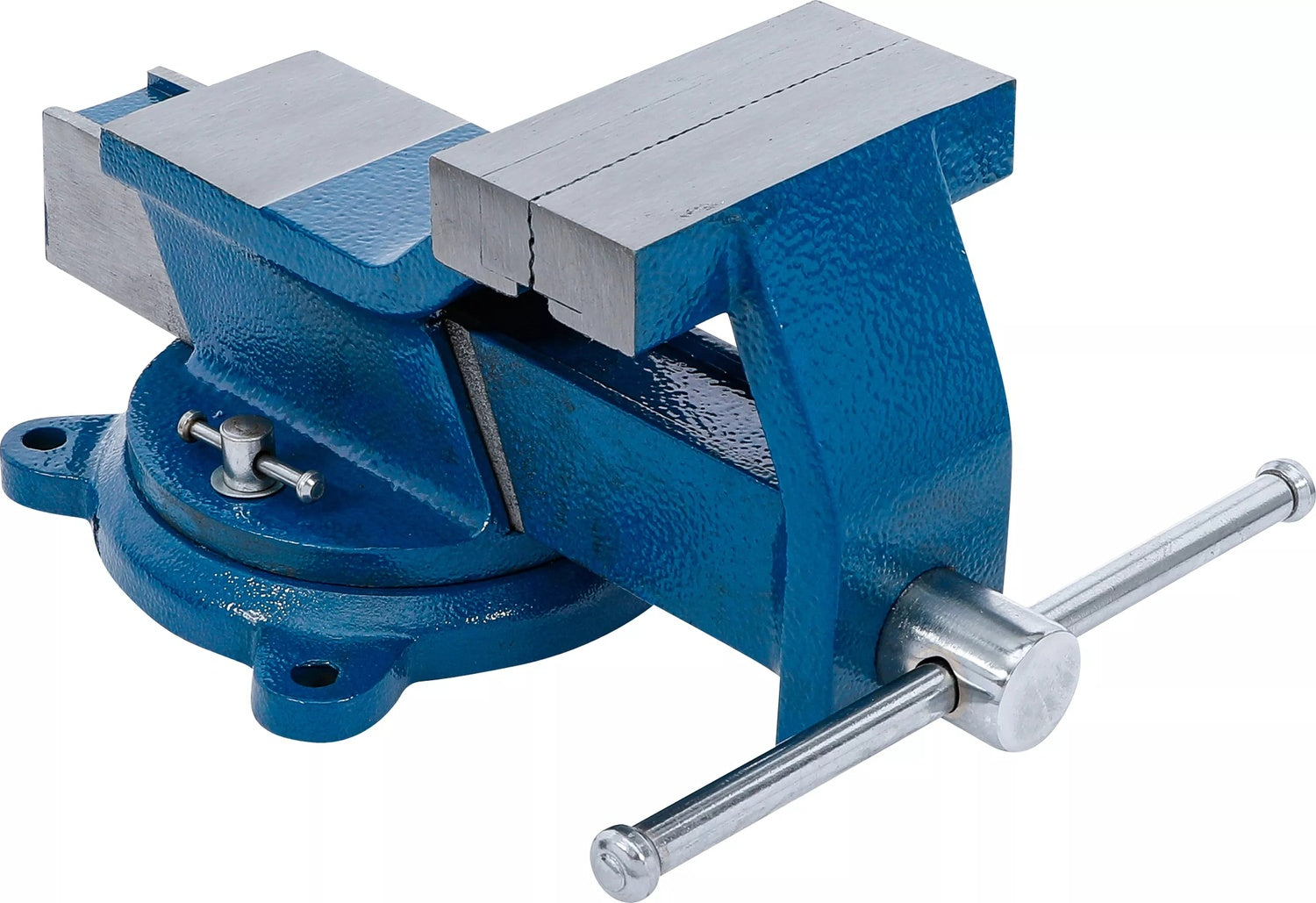 BGS 58112 Stahl Schraubstock geschmiedet mit 125mm Spannbacken 360° drehbar