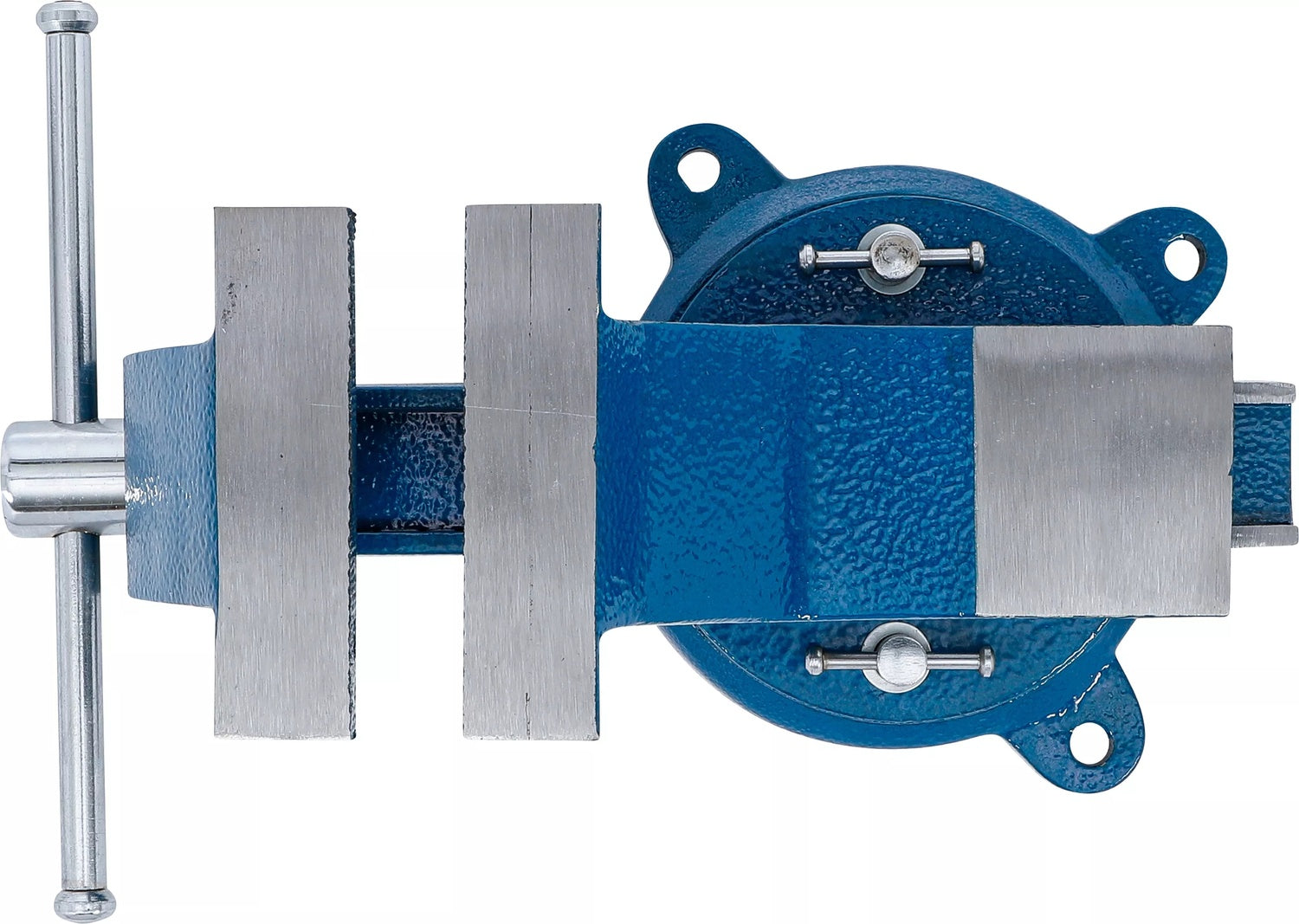 BGS 58112 Stahl Schraubstock geschmiedet mit 125mm Spannbacken 360° drehbar