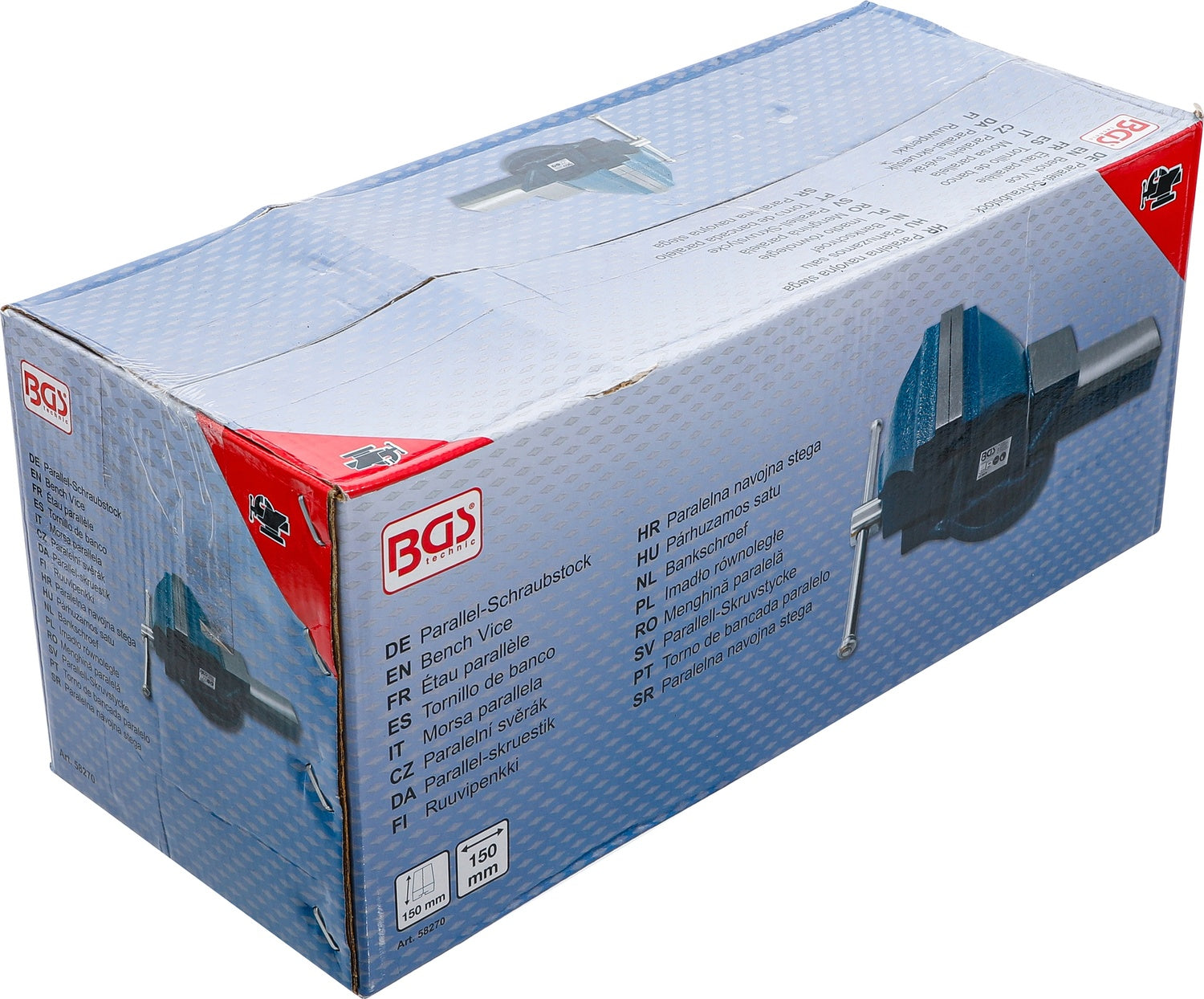 BGS 58270 Parallel Schraubstock mit 150mm Spannbacken