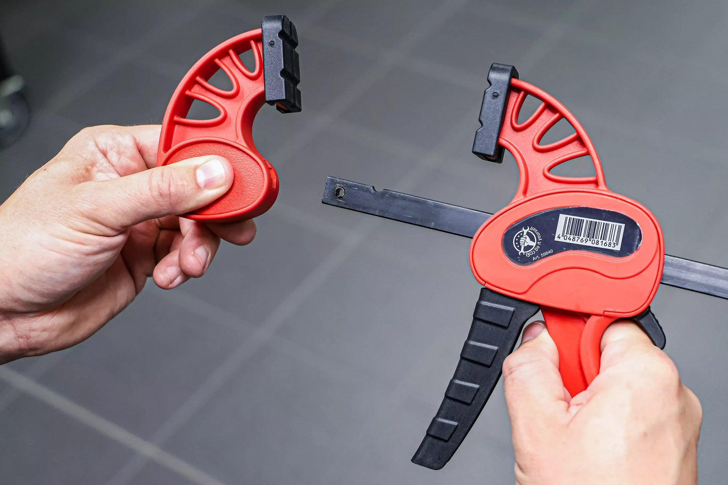 BGS DIY 59840 Spannzwinge Spreizzwinge 150mm Spannkraft 700N