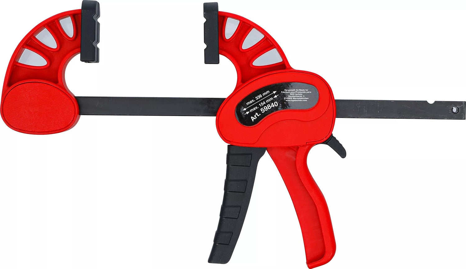 BGS DIY 59840 Spannzwinge Spreizzwinge 150mm Spannkraft 700N