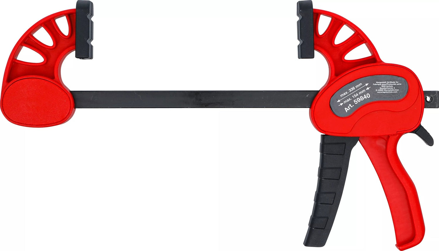 BGS DIY 59840 Spannzwinge Spreizzwinge 150mm Spannkraft 700N