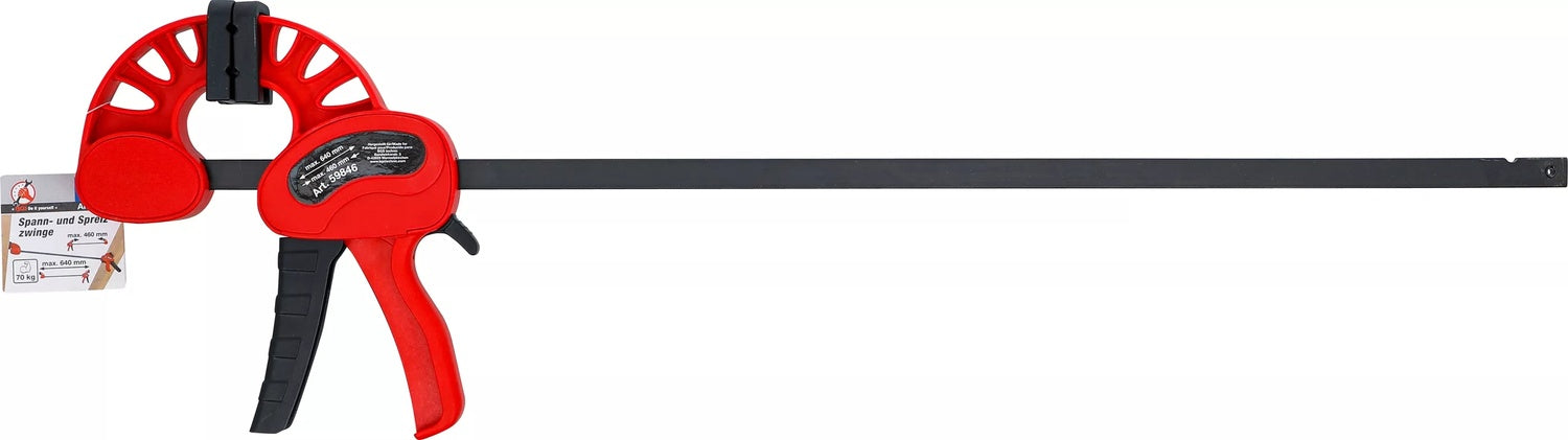 BGS DIY 59846 Spannzwinge Spreizzwinge 450mm Spannkraft 700N