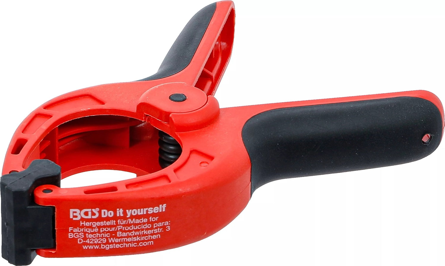 BGS DIY 59852 Leimzwinge Nylon Länge 160mm Spannbereich 0-70mm