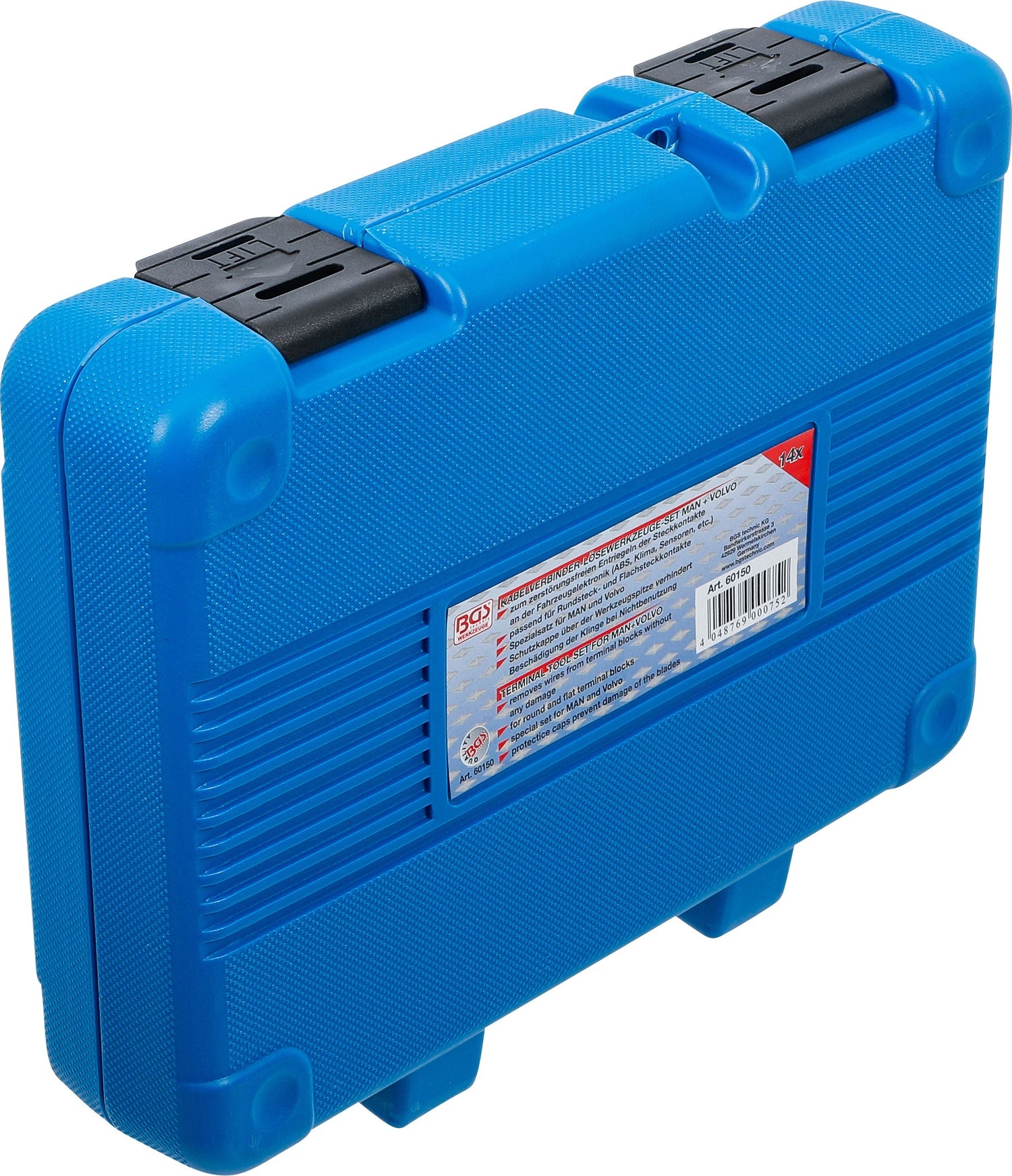 BGS 60150 Satz Entriegelungswerkzeug Auspinwerkzeug KfZ Kabel Stecker MAN Volvo 14-teilig