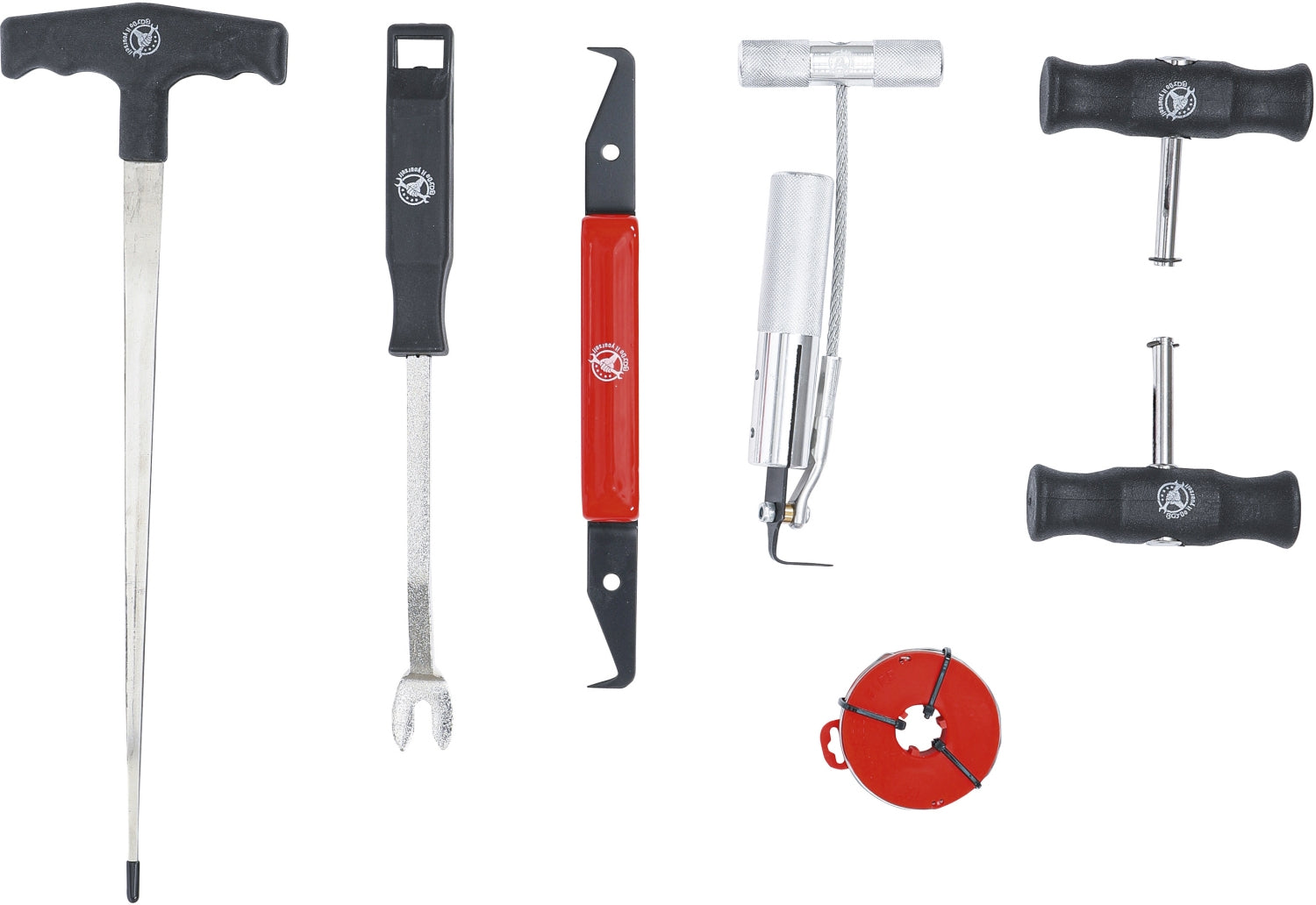 BGS DIY 60300 Ausbauset Windschutzscheibe Montagesatz Scheibenausbau 7 teilig