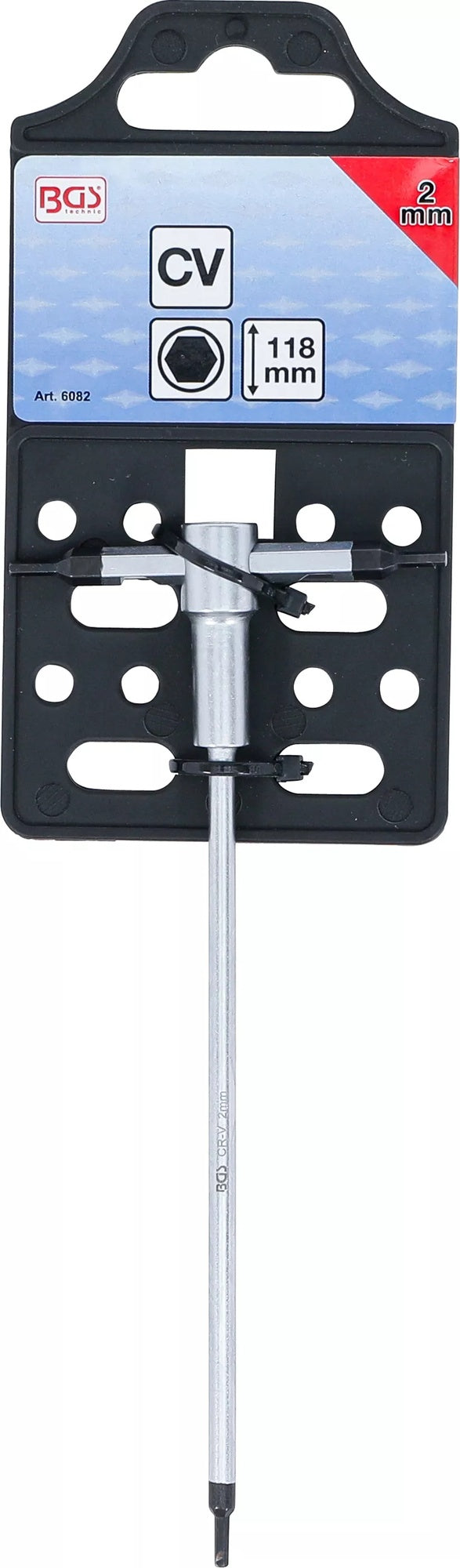 BGS 6082 Schraubendreher T-Gleitgriff Innensechskant 2mm