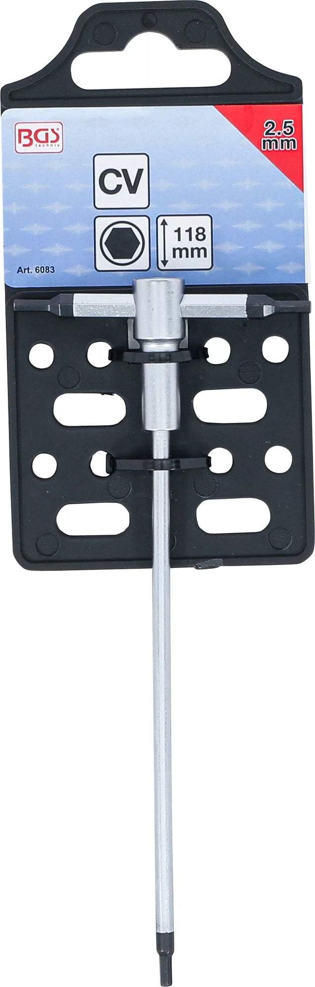 BGS 6083 Schraubendreher T-Gleitgriff Innensechskant 2,5mm