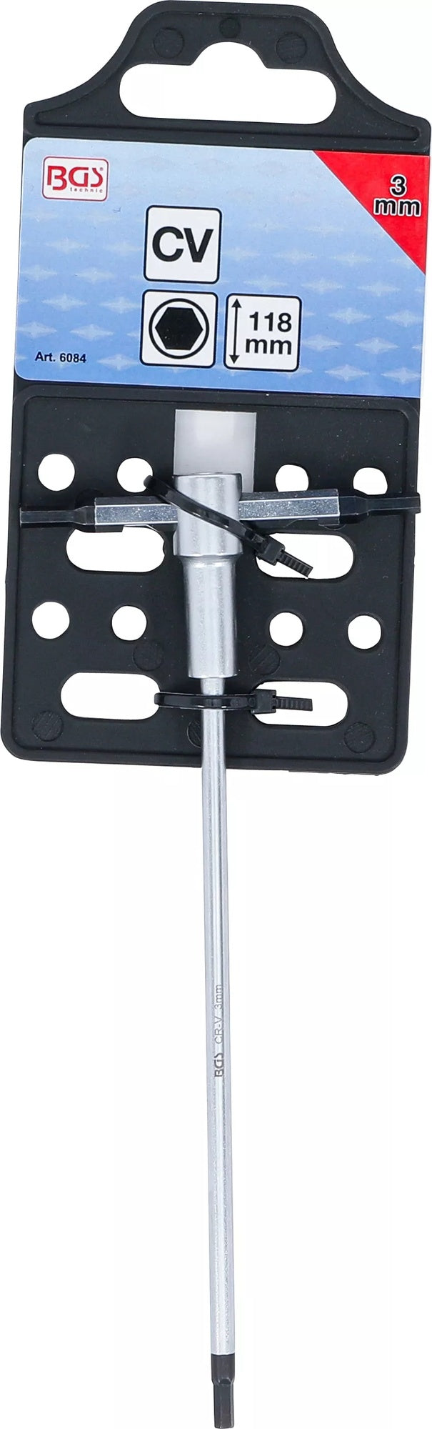 BGS 6084 Schraubendreher T-Gleitgriff Innensechskant 3mm