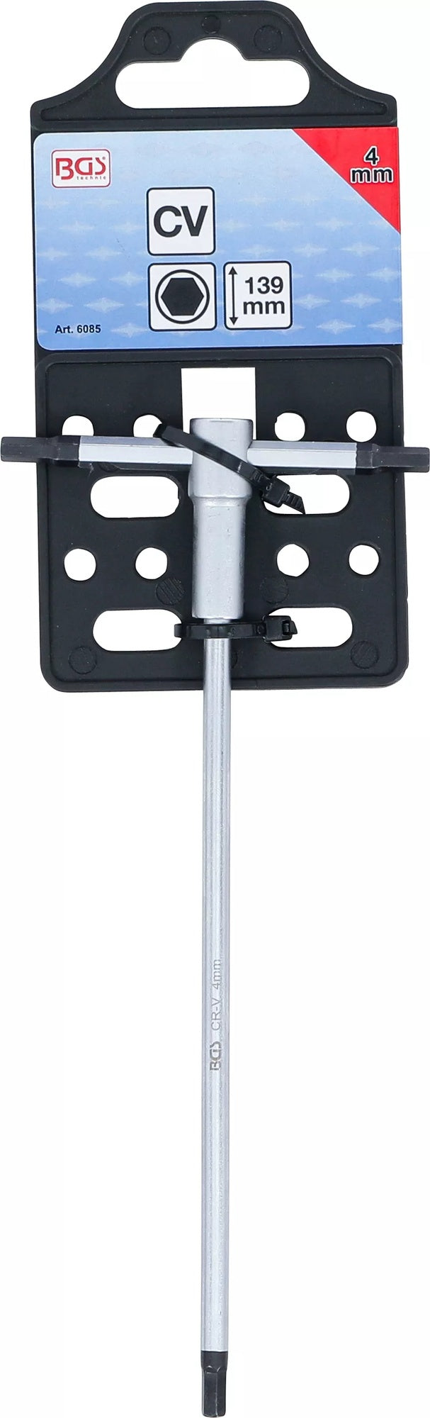 BGS 6085 Schraubendreher T-Gleitgriff Innensechskant 4mm