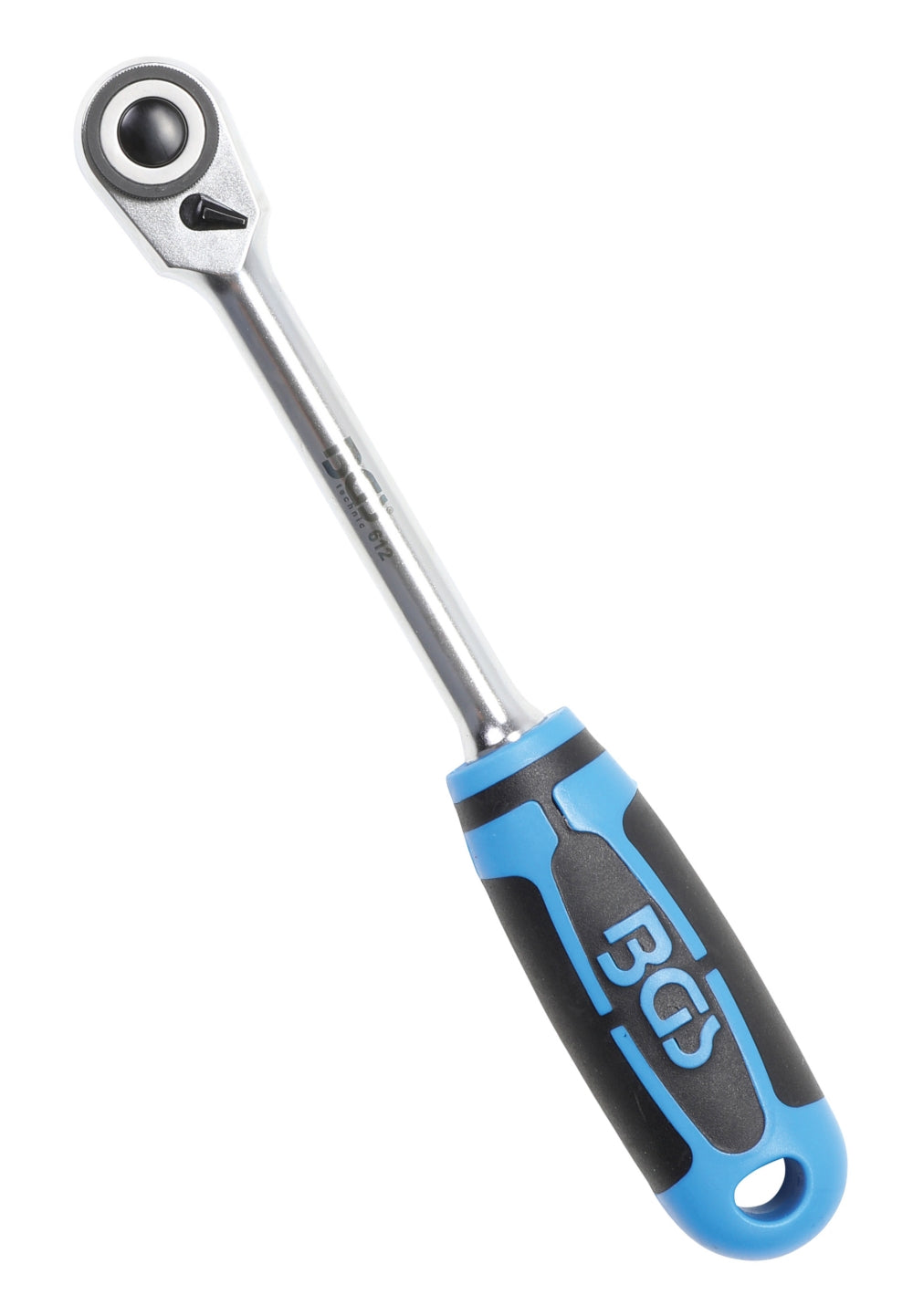 BGS 612 Umschaltknarre Ratsche "extra slim" Abtrieb 12,5mm (1/2") Länge 250mm