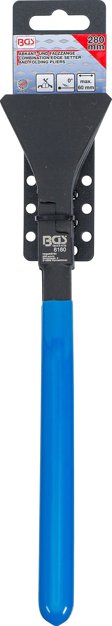 BGS 6160 Abkantzange Falzzange gerade Länge 280mm
