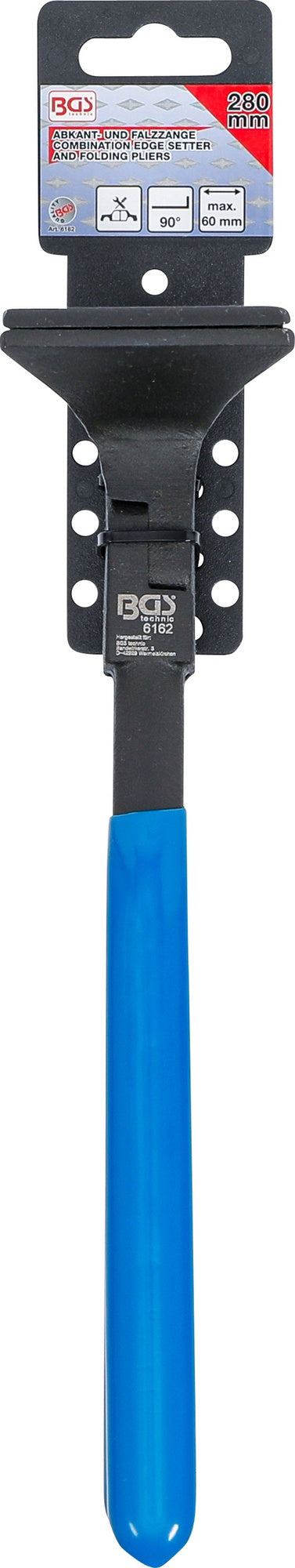 BGS 6162 Abkantzange Falzzange 90° abgewinkelt Länge 280mm
