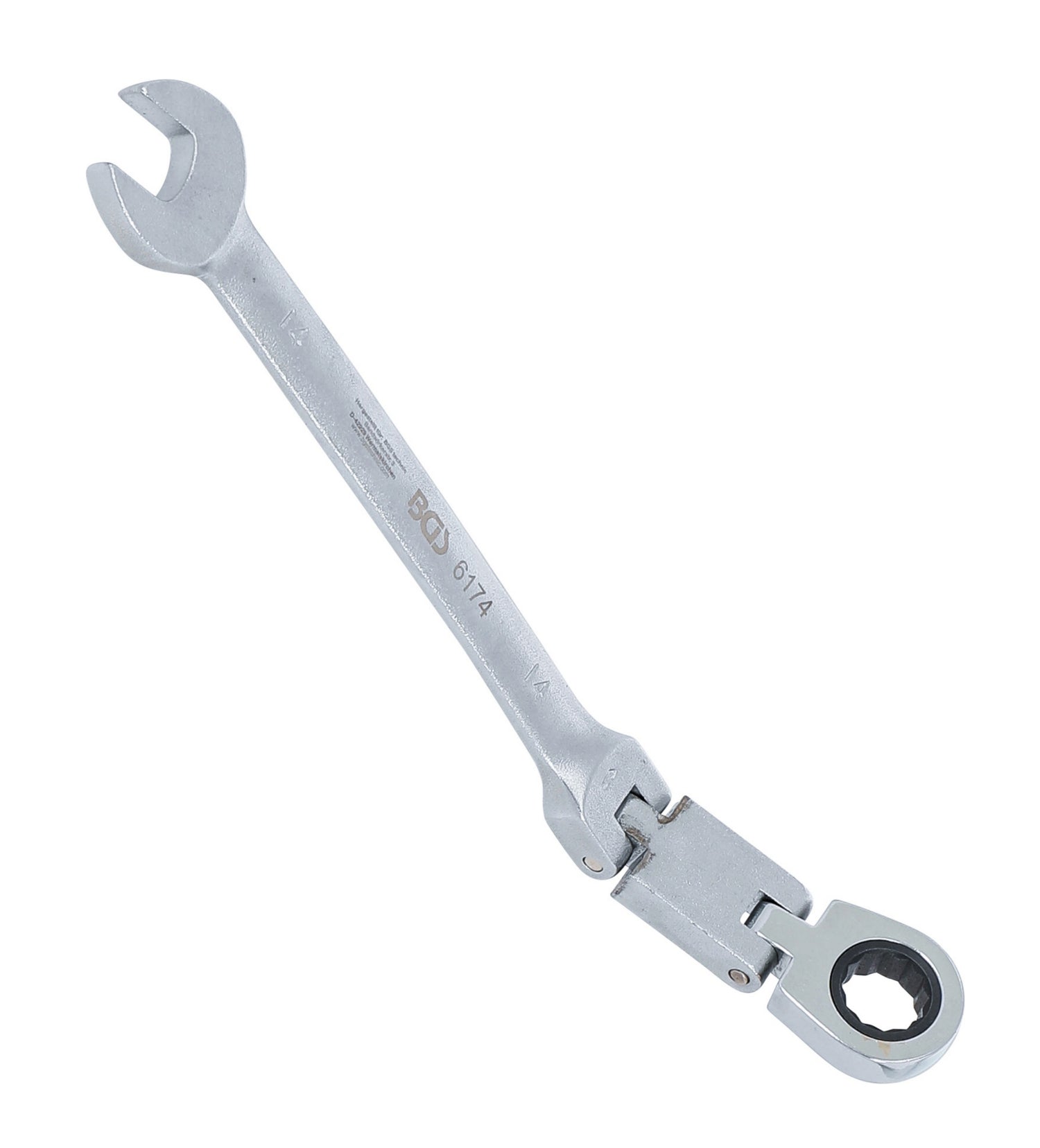 BGS 6174 Doppelgelenk Ratschenringmaulschlüssel abwinkelbar SW 14mm metrische Ausführung