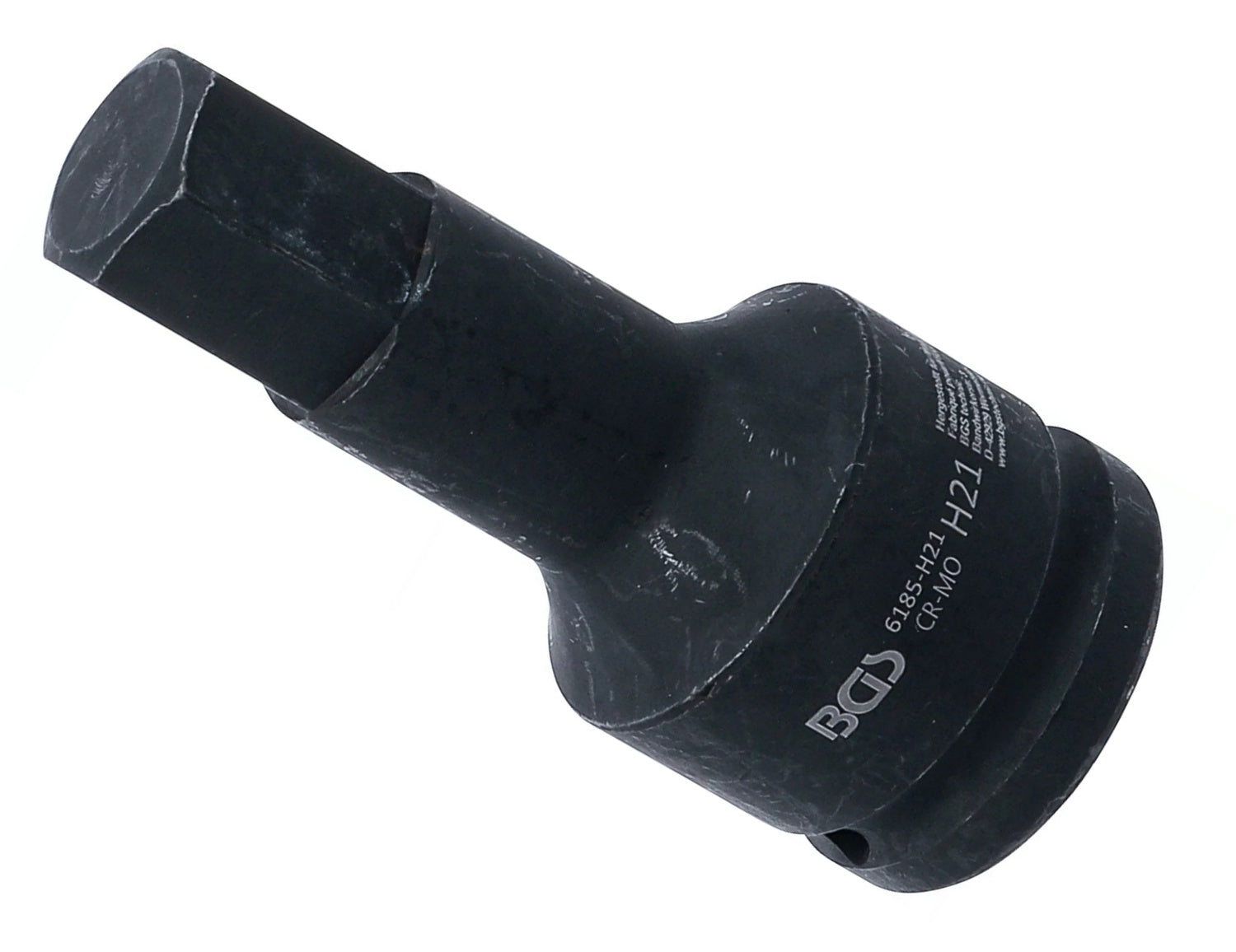 BGS 6185-H21 Kraft Biteinsatz Länge 100mm Antrieb Innenvierkant 20mm (3/4") Innensechskant 21mm