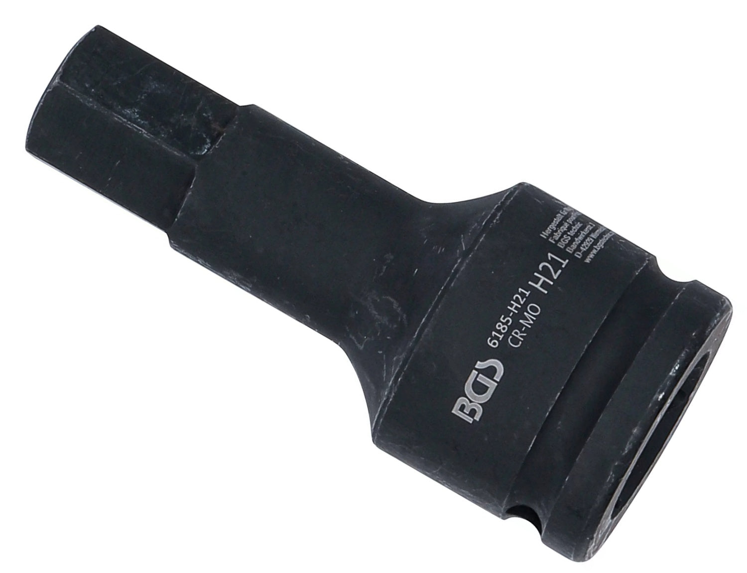 BGS 6185-H21 Kraft Biteinsatz Länge 100mm Antrieb Innenvierkant 20mm (3/4") Innensechskant 21mm