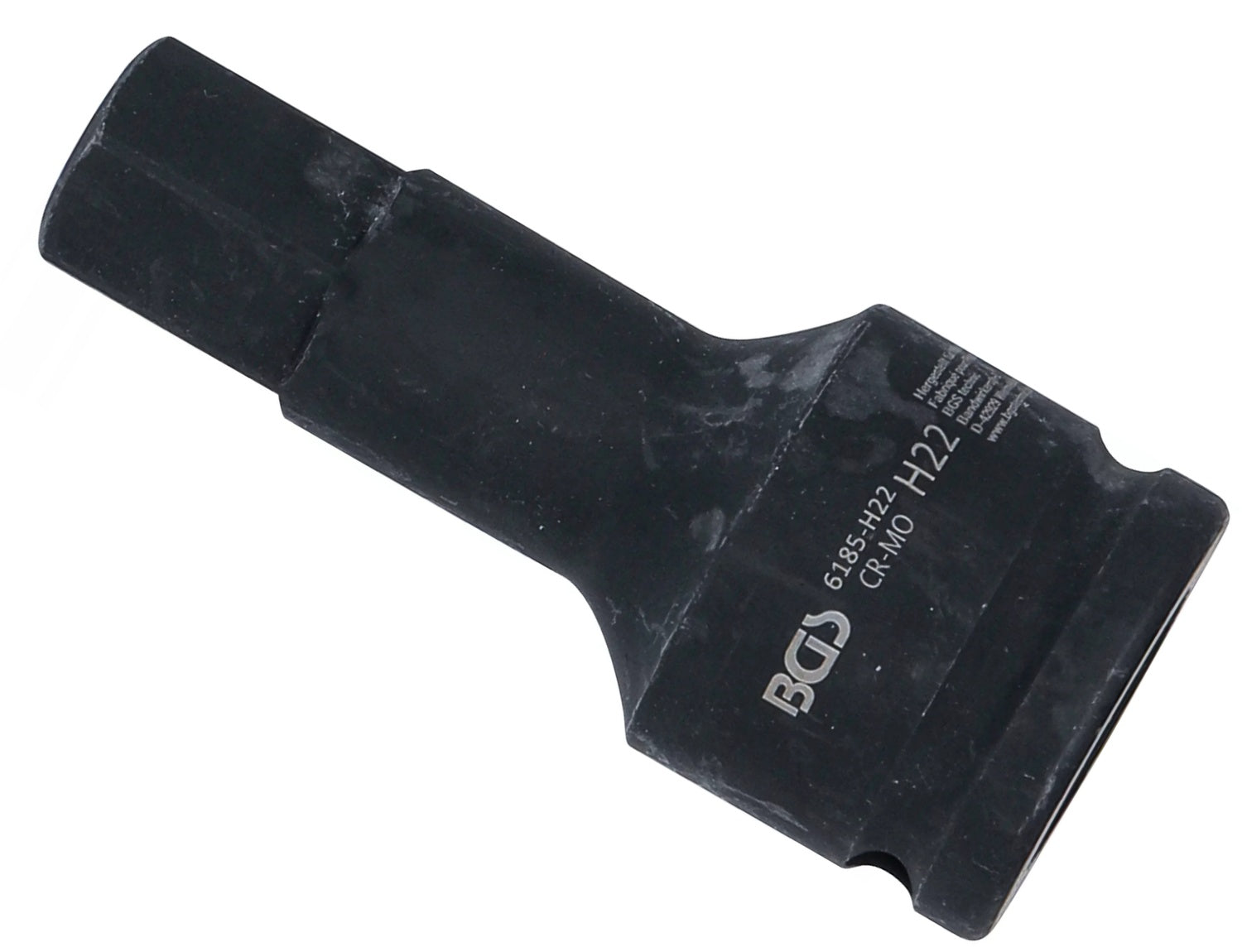 BGS 6185-H22 Kraft Biteinsatz Länge 100mm Antrieb Innenvierkant 20mm (3/4") Innensechskant 22mm