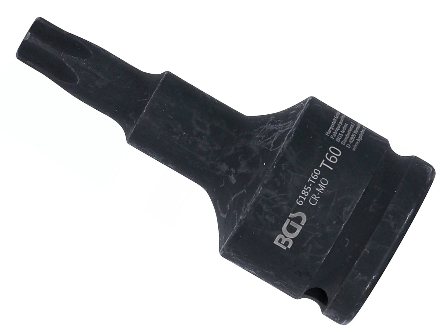 BGS 6185-T60 Kraft Biteinsatz Länge 100mm Antrieb Innenvierkant 20mm (3/4") T-Profil (für Torx) T60