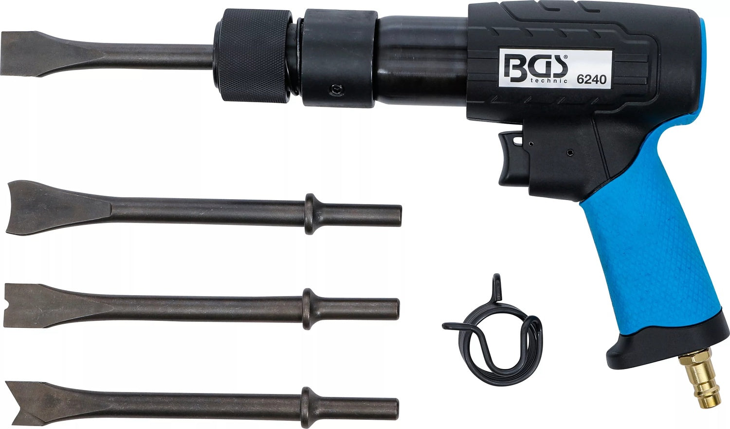 BGS 6240 Satz Druckluft Meißelhammer mit Schnelllösefutter 10mm