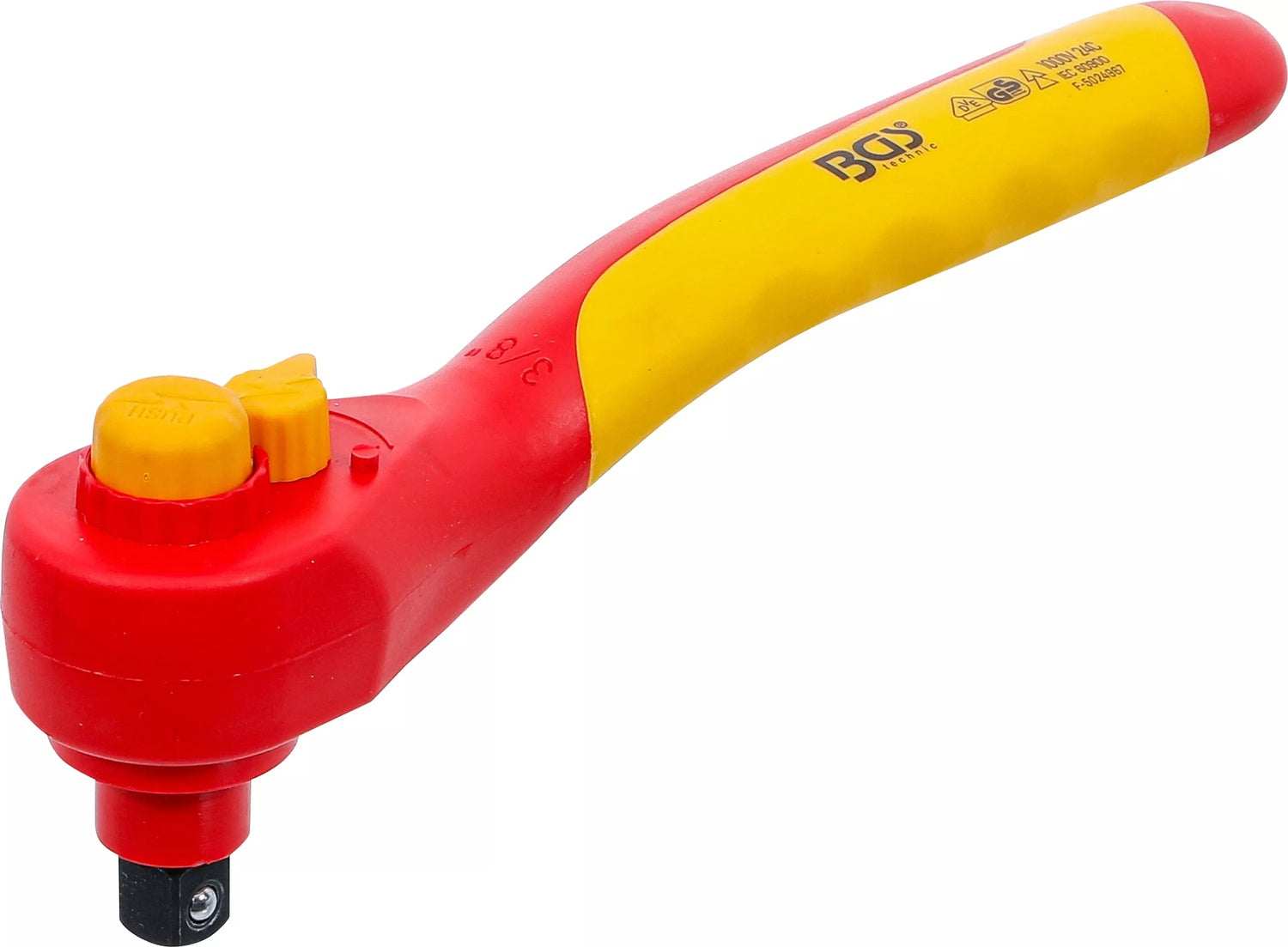 BGS 625 VDE Umschaltknarre Abtrieb Außenvierkant 10mm (3/8") 1000 Volt