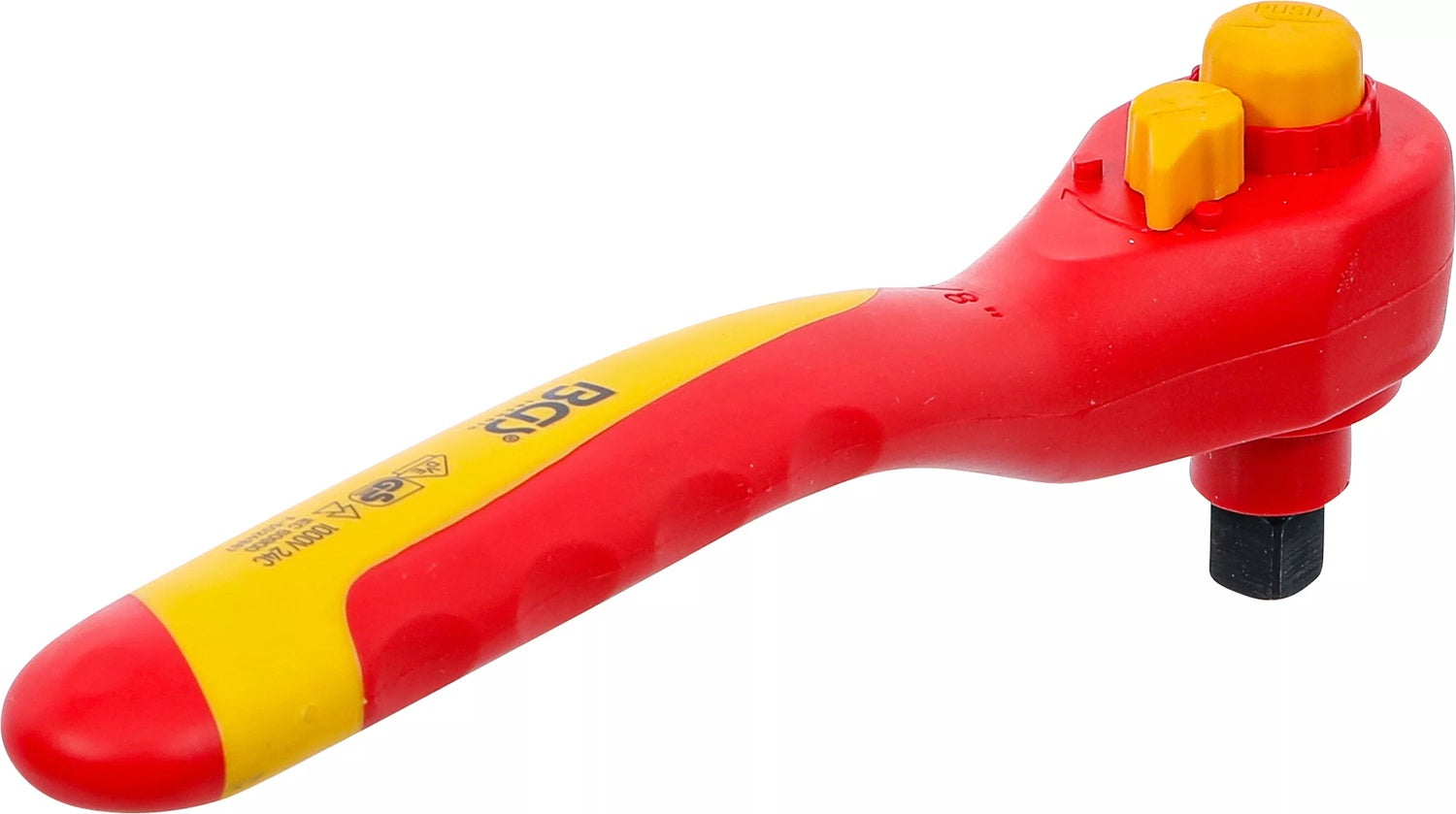 BGS 625 VDE Umschaltknarre Abtrieb Außenvierkant 10mm (3/8") 1000 Volt