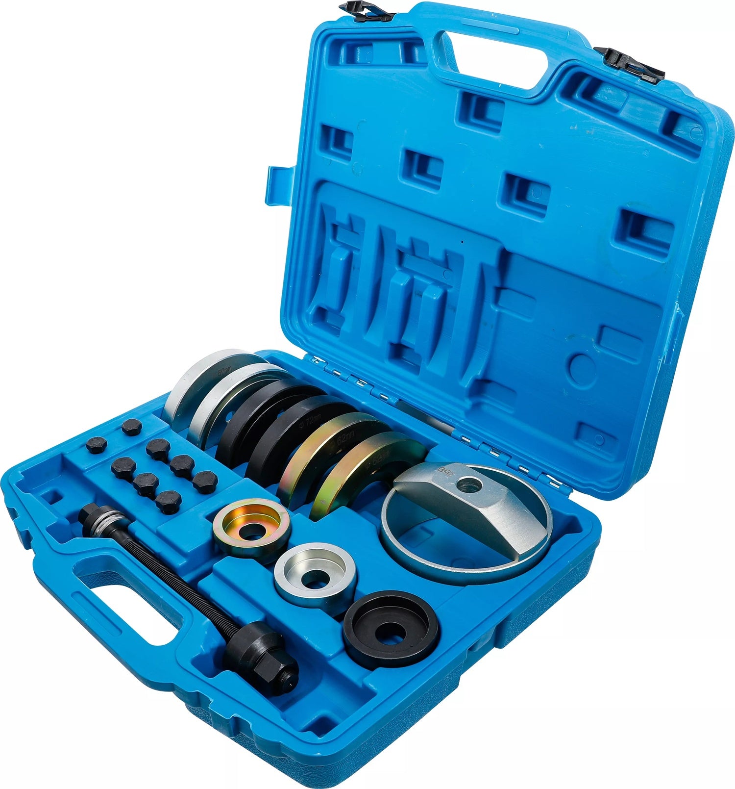 BGS 6250 Satz Montagewerkzeug für Radlager Nabeneinheit für VAG Lagereinheit Ø 62, 66, 72mm
