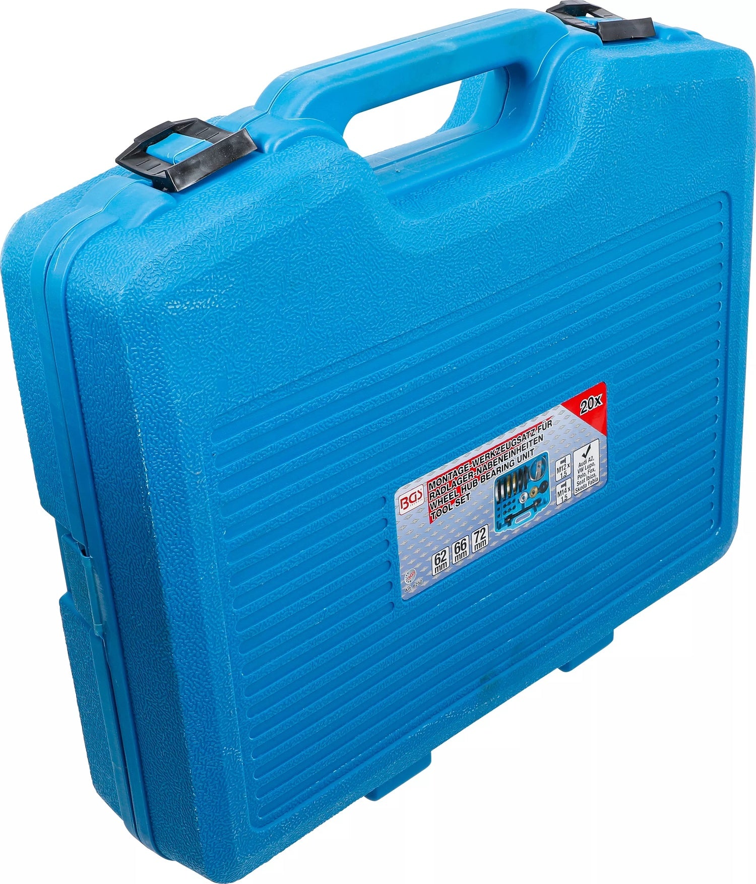 BGS 6250 Satz Montagewerkzeug für Radlager Nabeneinheit für VAG Lagereinheit Ø 62, 66, 72mm
