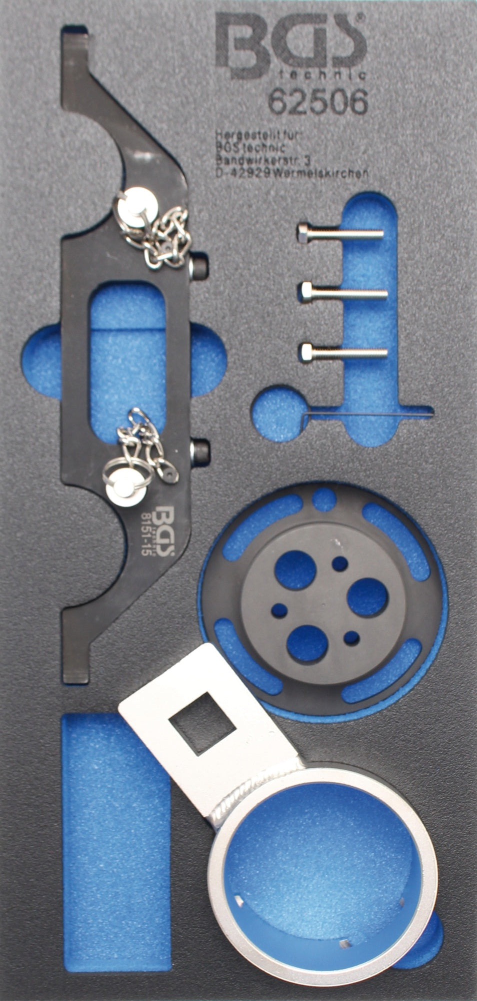 BGS 62506 Satz Einstellwerkzeug für Motor Opel 2.2L 16V mit Steuerkette