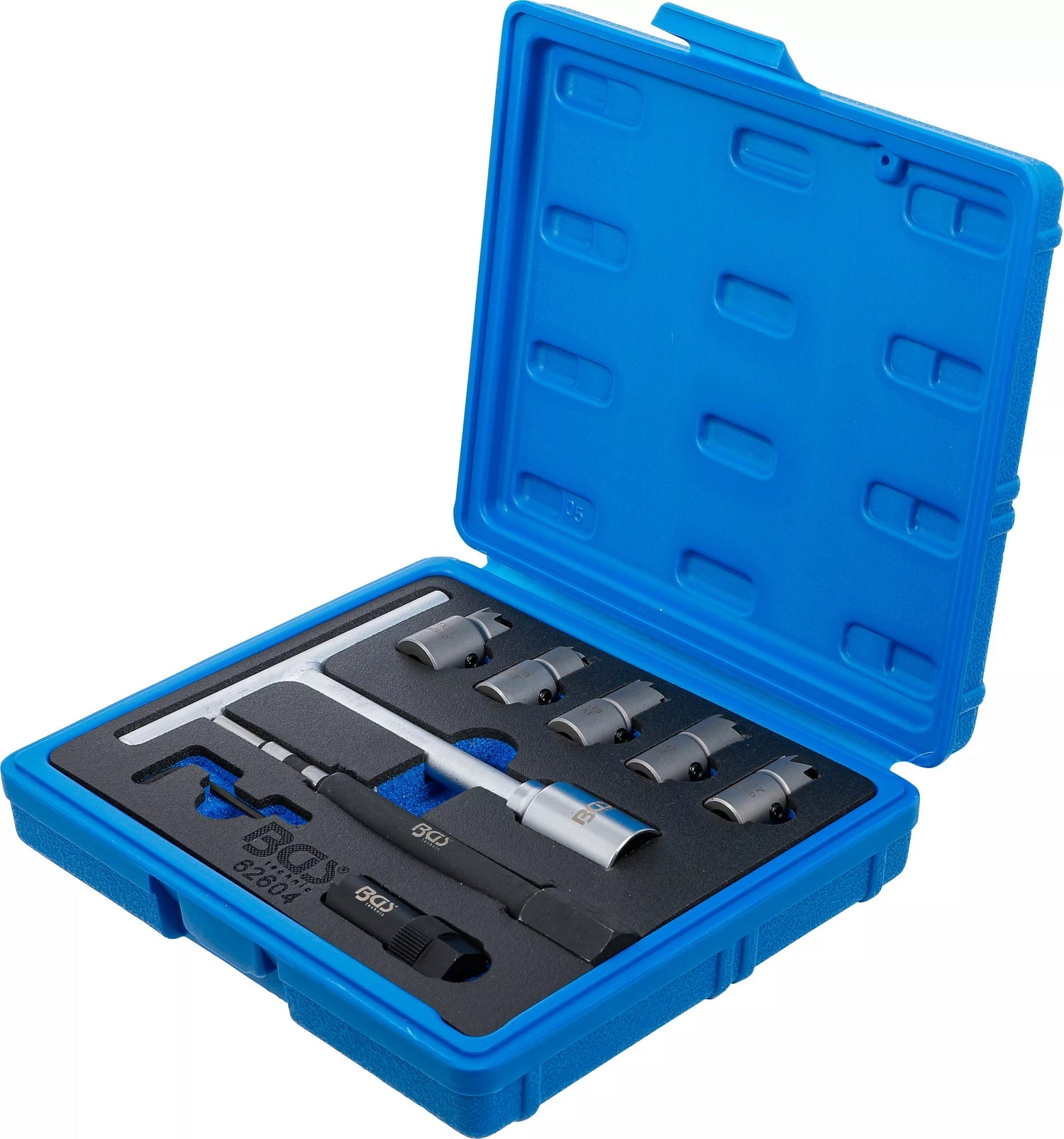 BGS 62604 Satz Fräser für Dichtsitz bei CDI Injektoren Set 9 teilig