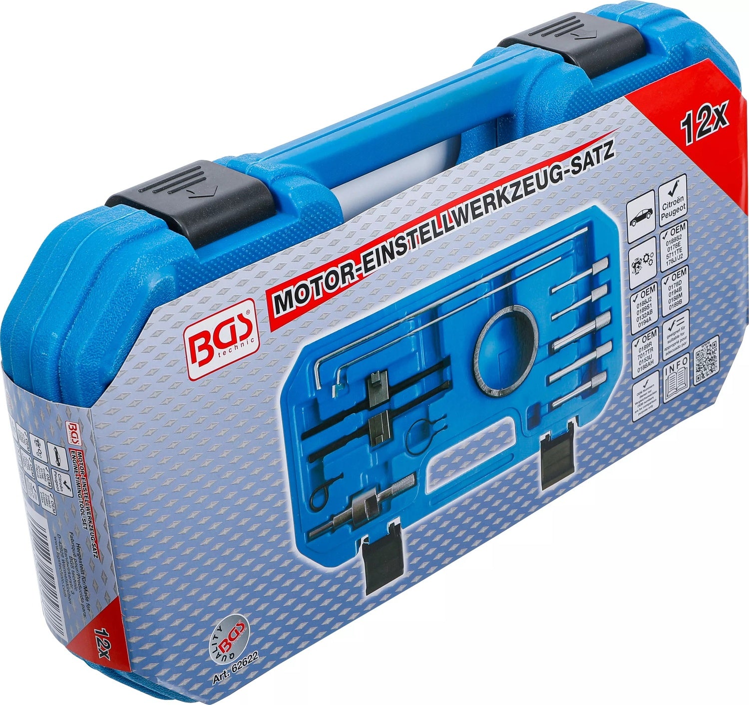 BGS 62622 Satz Einstellwerkzeug für Motor PSA 1.8L, 2.0L 16V Benzin