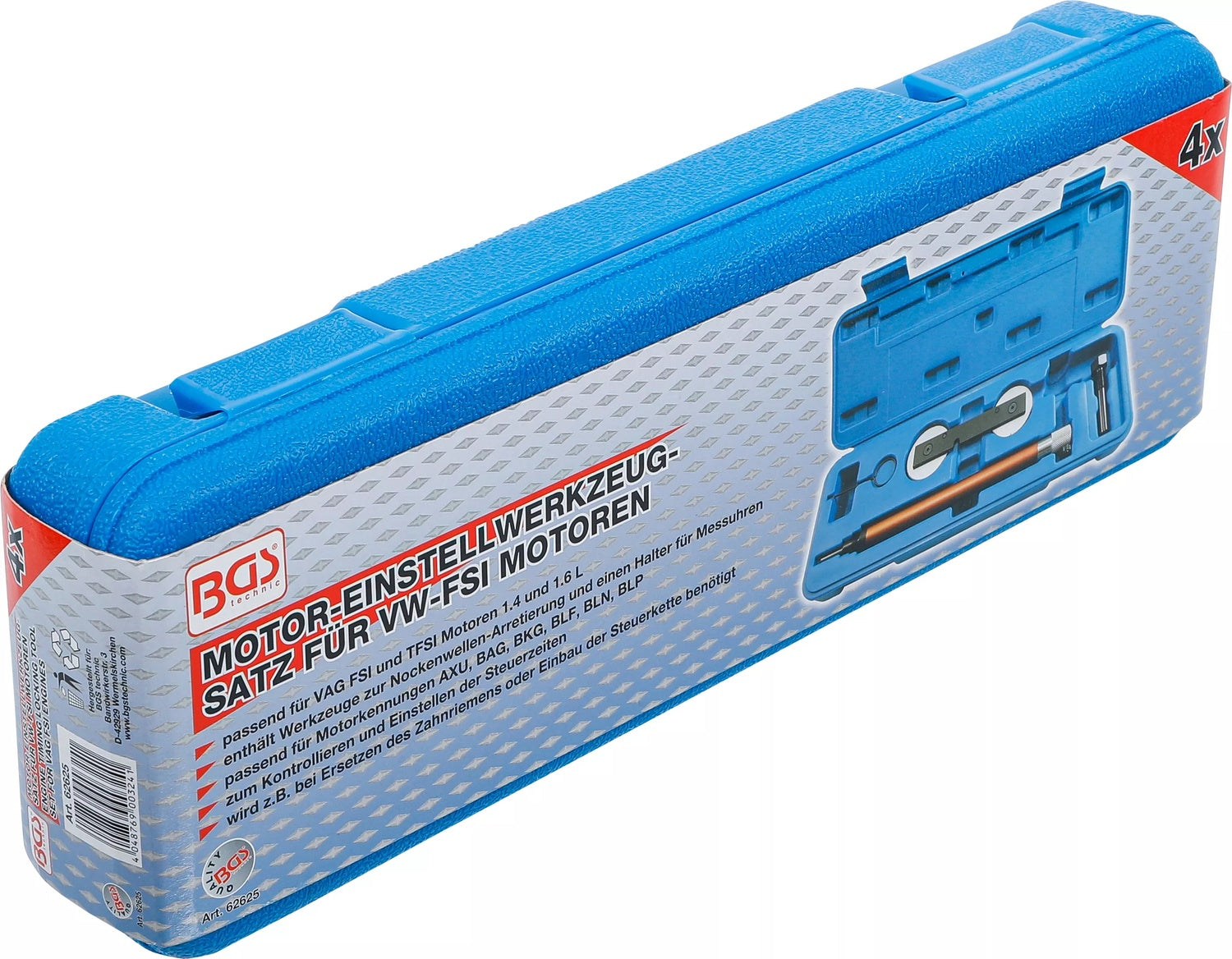 BGS 62625 Satz Einstellwerkzeug für Motor VAG 1.4L, 1.6L (mit Steuerkette) FSI, TSI