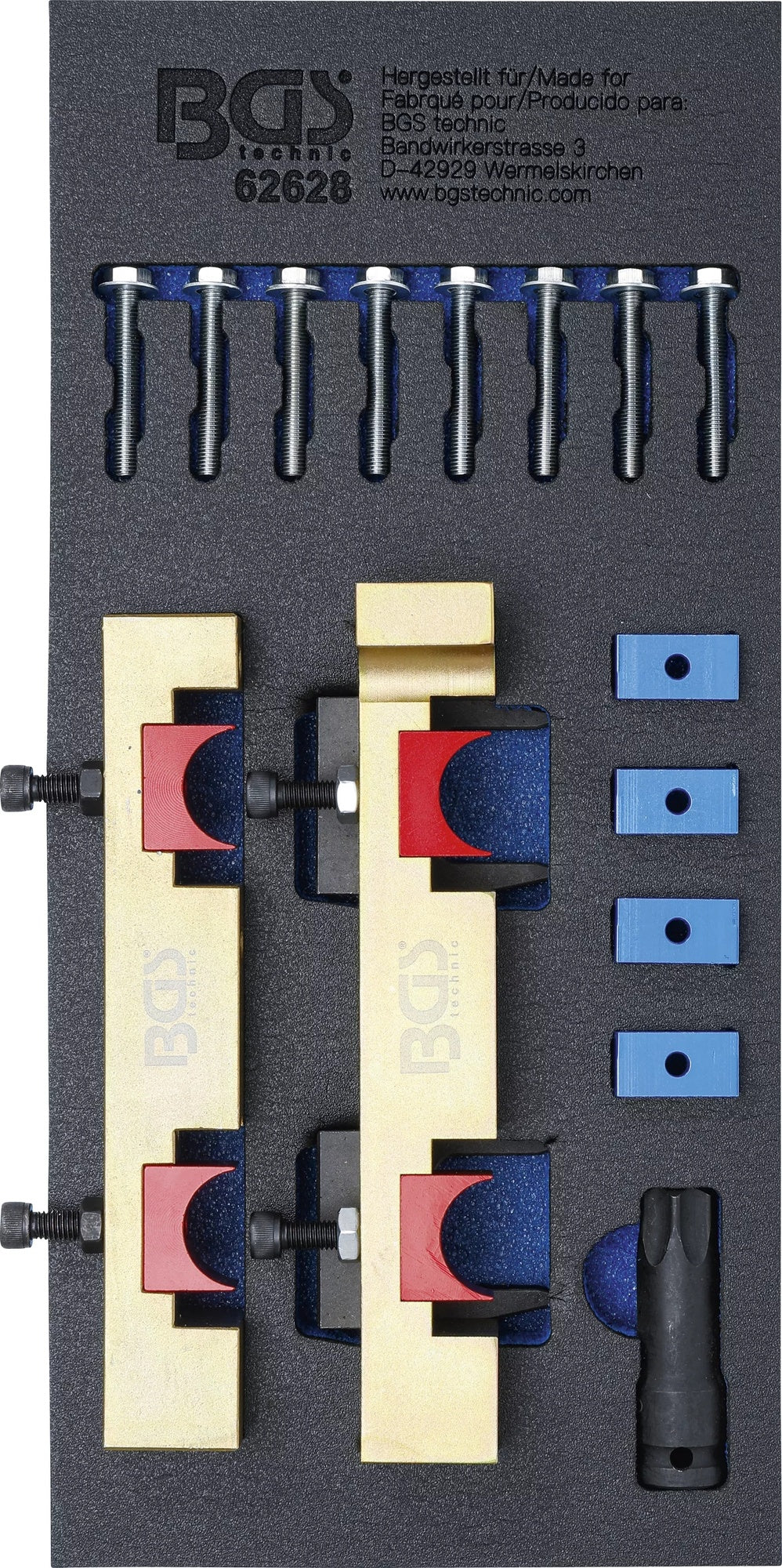 BGS 62628 Satz Einstellwerkzeug für Motor Mercedes-Benz M270, M274, M133