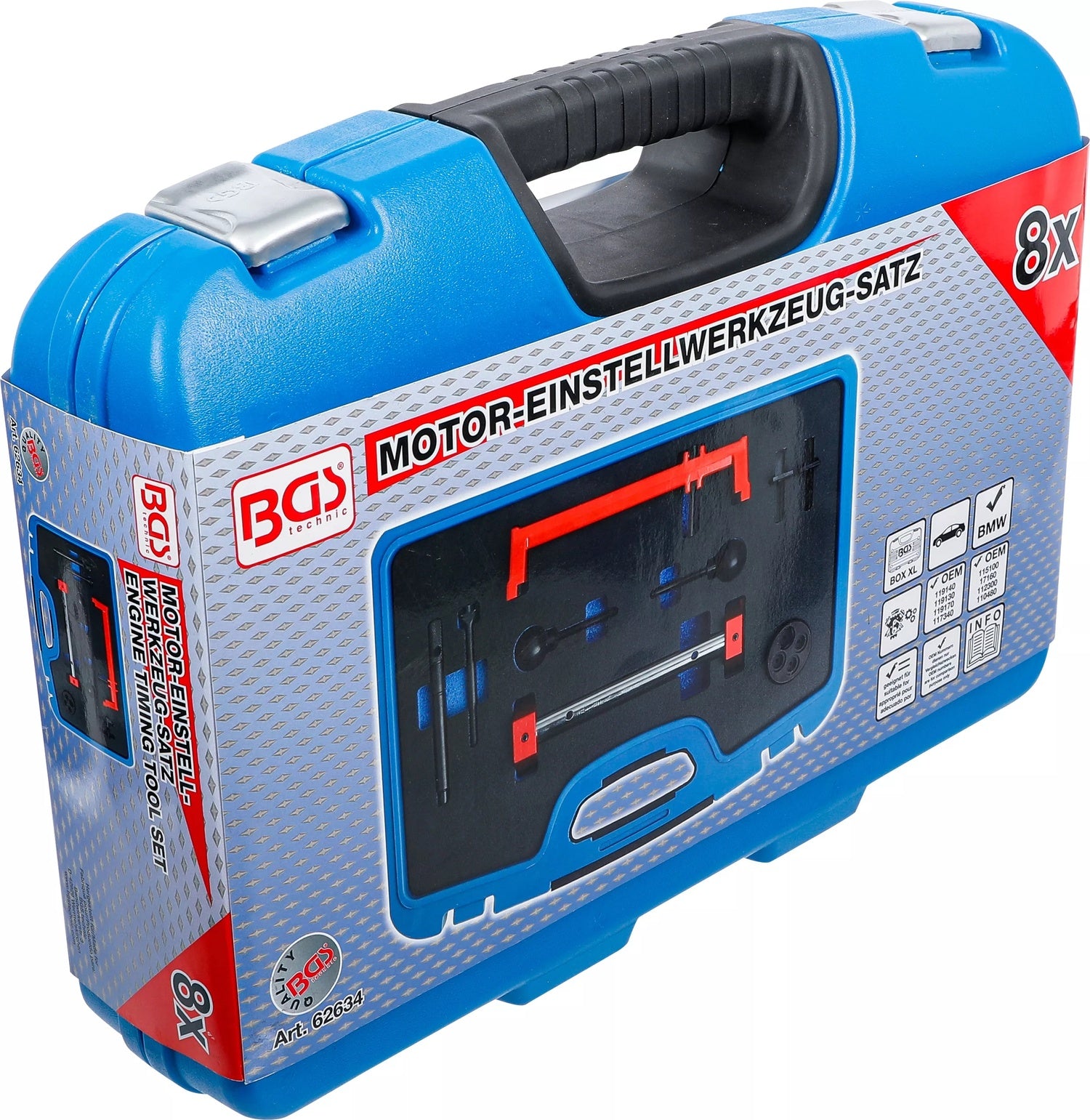 BGS 62634 BMW Satz Einstellwerkzeug für Motor S54 8-teilig