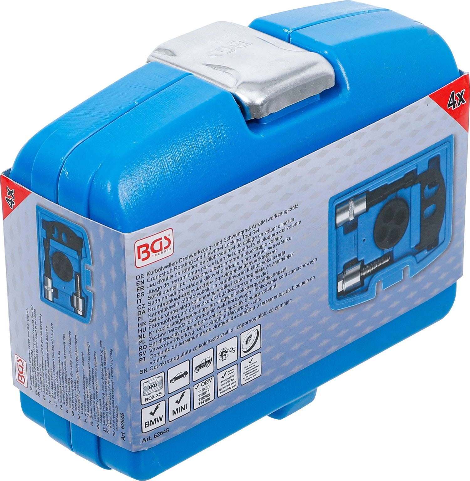 BGS 62648 Satz Kurbelwellen Drehwerkzeug Schwungrad Arretierwerkzeug BMW MINI
