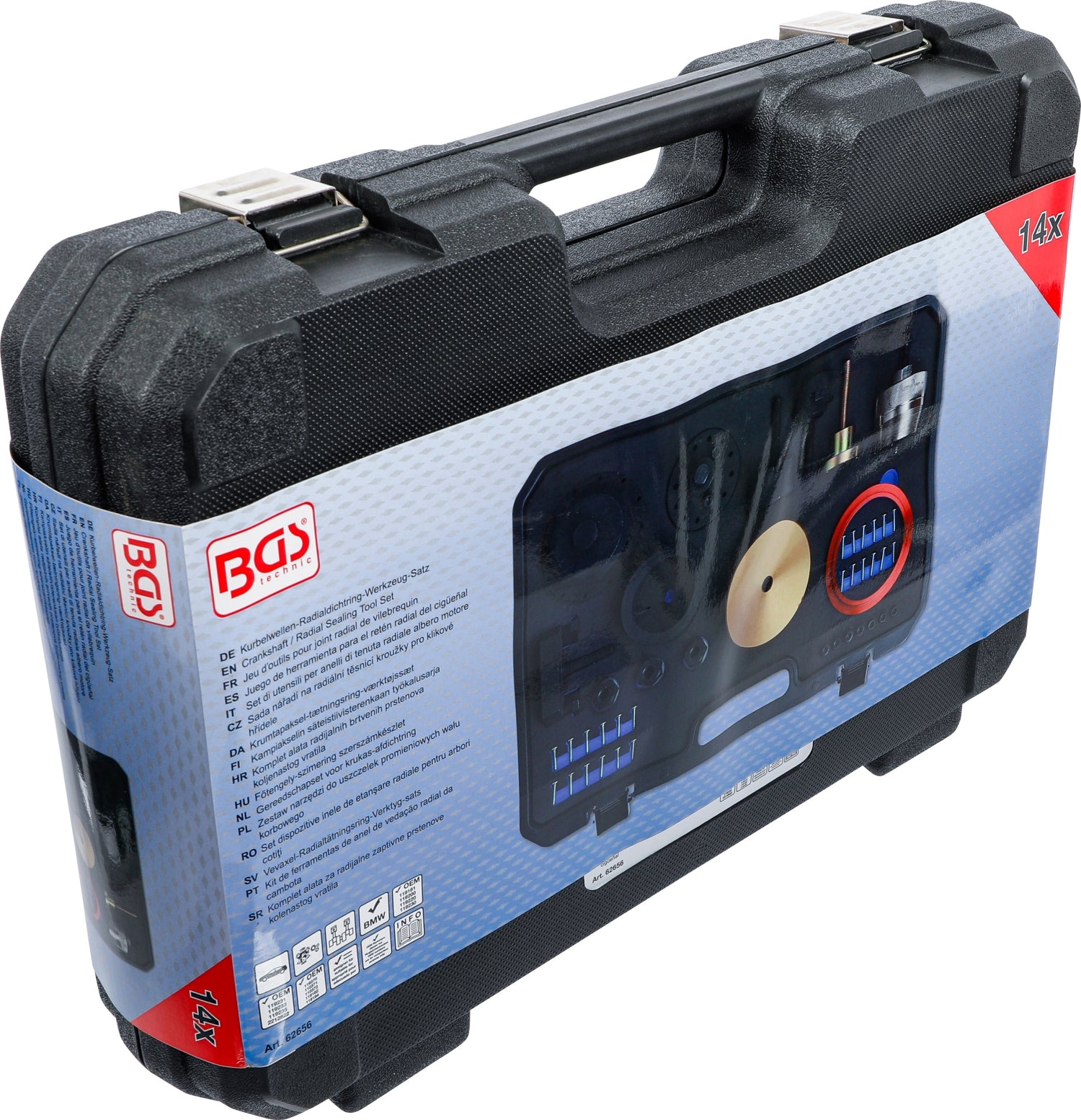 BGS 62656 Satz Werkzeug für Kurbelwellen Radialdichtringe für BMW