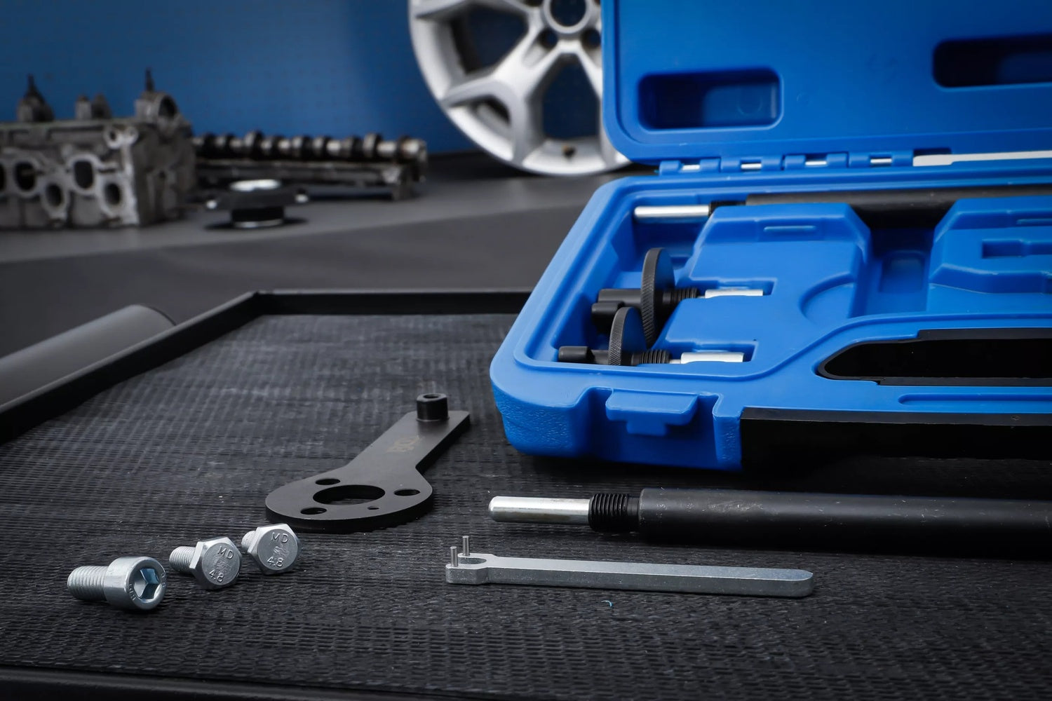 BGS 62666 Satz Einstellwerkzeug für Motor Fiat, Alfa Romeo, Lancia 1.2L 16V, 1.4L 16V, 1.4L T-Jet