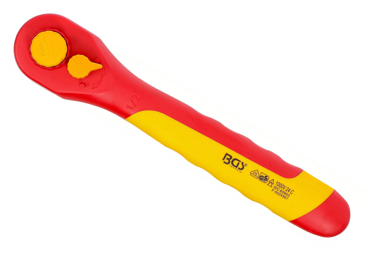 BGS 626 VDE Umschaltknarre Abtrieb Außenvierkant 12,5mm (1/2") 1000 Volt