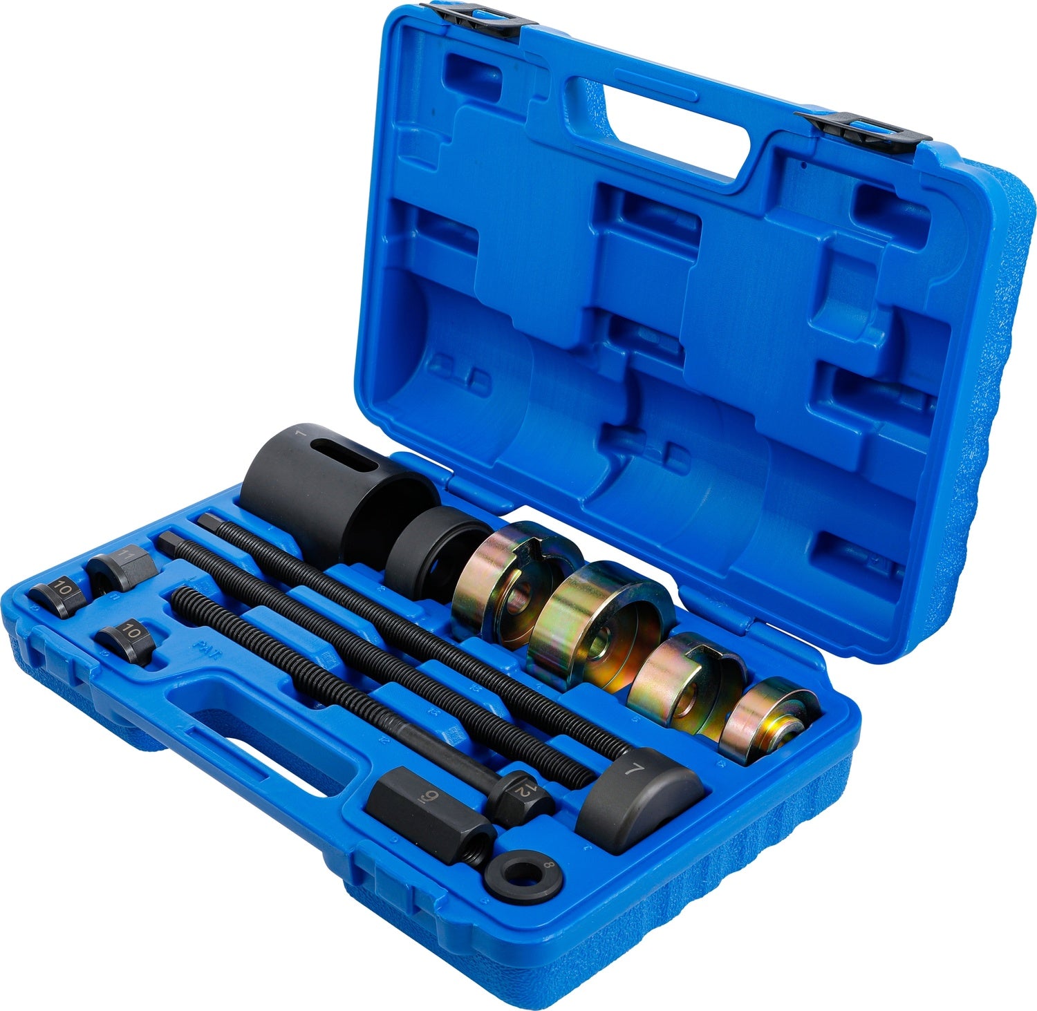 BGS 6282 Satz Werkzeug zur Demontage / Montage der Vorderachs-Querlenkerbuchsen für VW T5