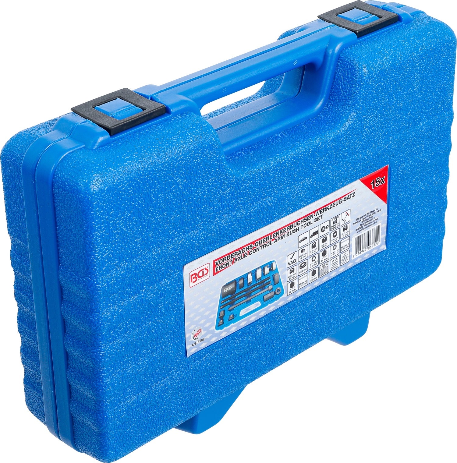 BGS 6282 Satz Werkzeug zur Demontage / Montage der Vorderachs-Querlenkerbuchsen für VW T5