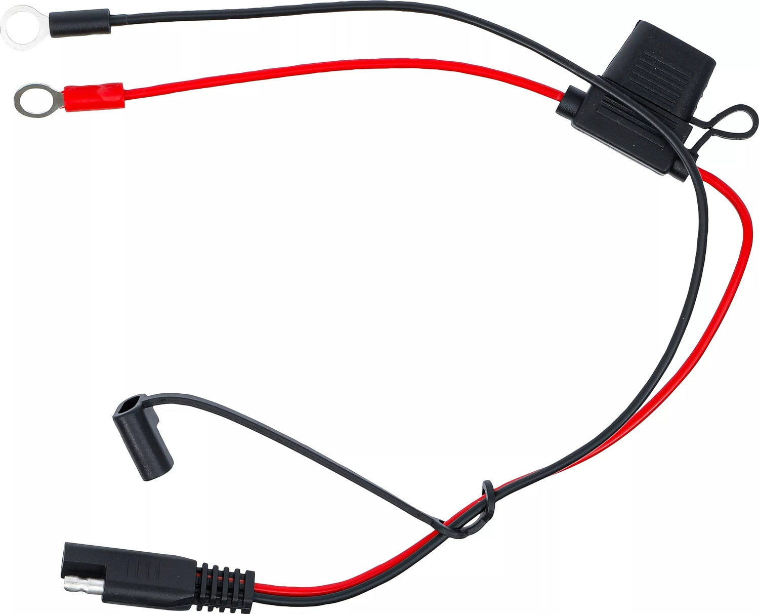 BGS 63506-1 Batteriepolklemmen mit Flachstecksicherung für Batterieladegerät 63506