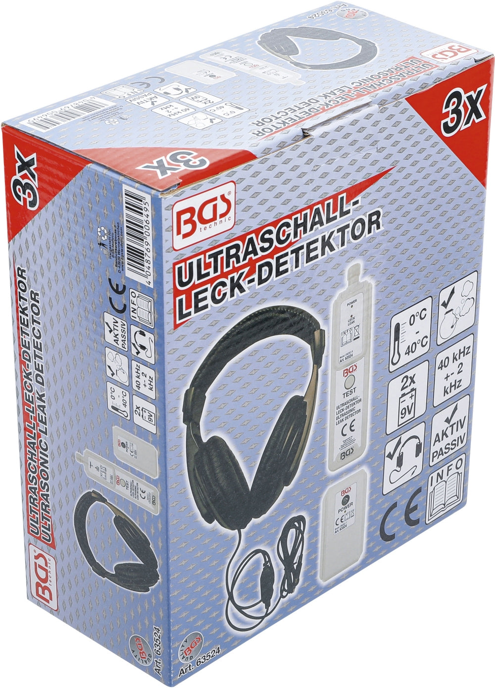 BGS 63524 Ultraschall Leckdetektor für Gas-, Luft- und Wasserbehälter