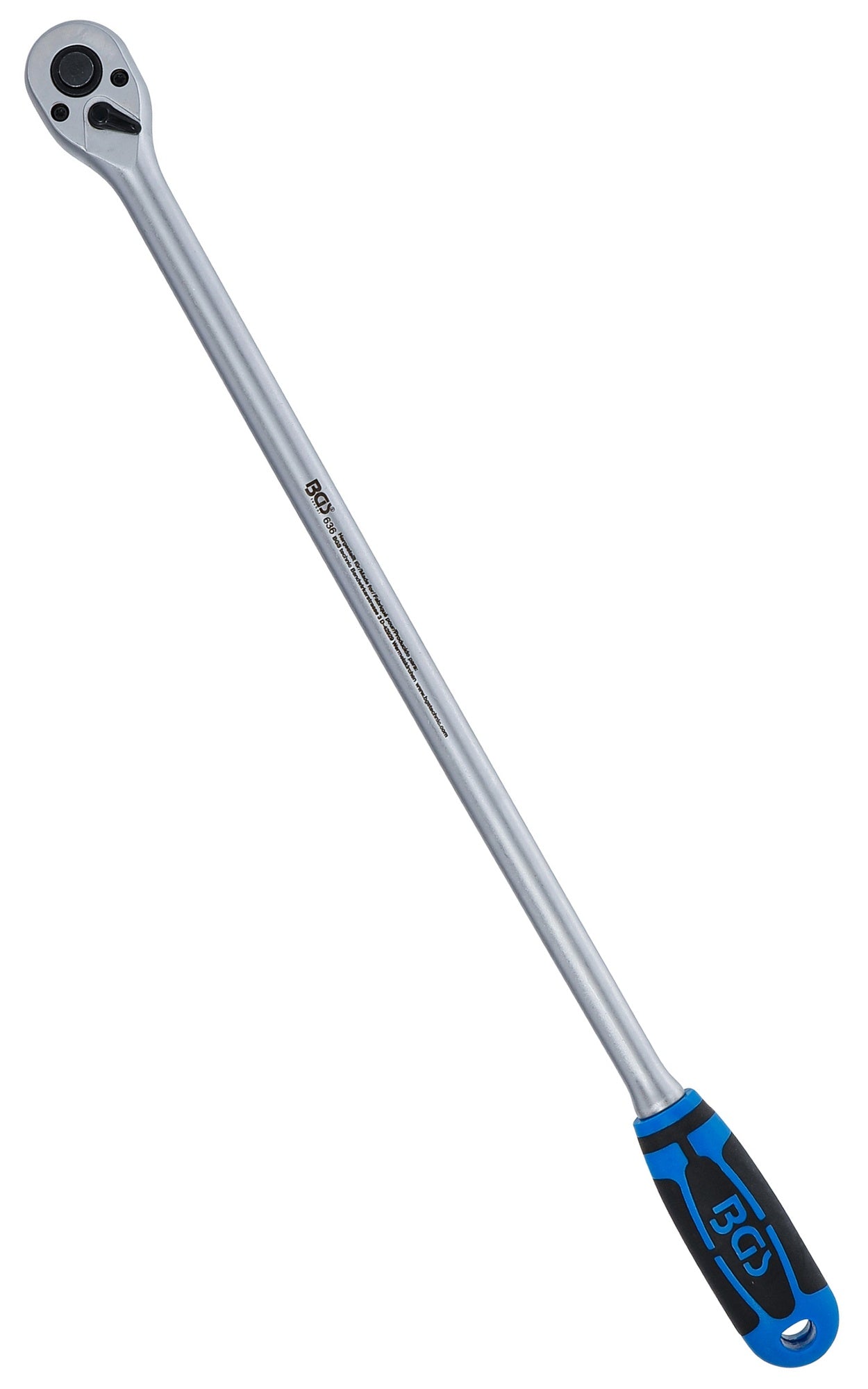 BGS 636 Umschaltknarre extra lang Länge 455mm Abtrieb 10mm (3/8")