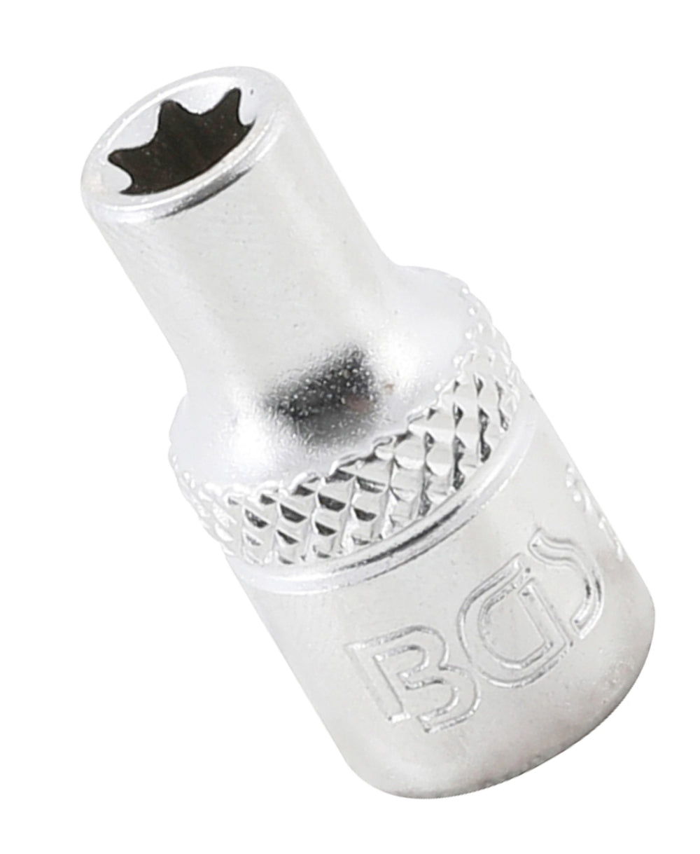 BGS 6406 Nuss / Stecknuss / Steckschlüsseleinsatz E-Profil SW E6 Antrieb 6,3mm (1/4")