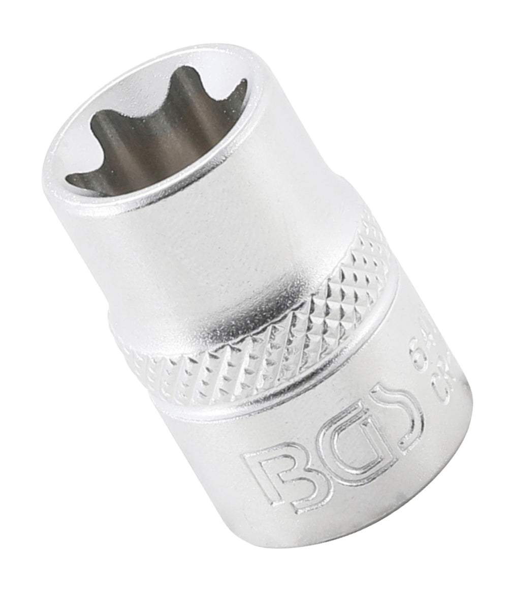 BGS 6414 Nuss / Stecknuss / Steckschlüsseleinsatz E-Profil SW E14 Antrieb 10mm (3/8")