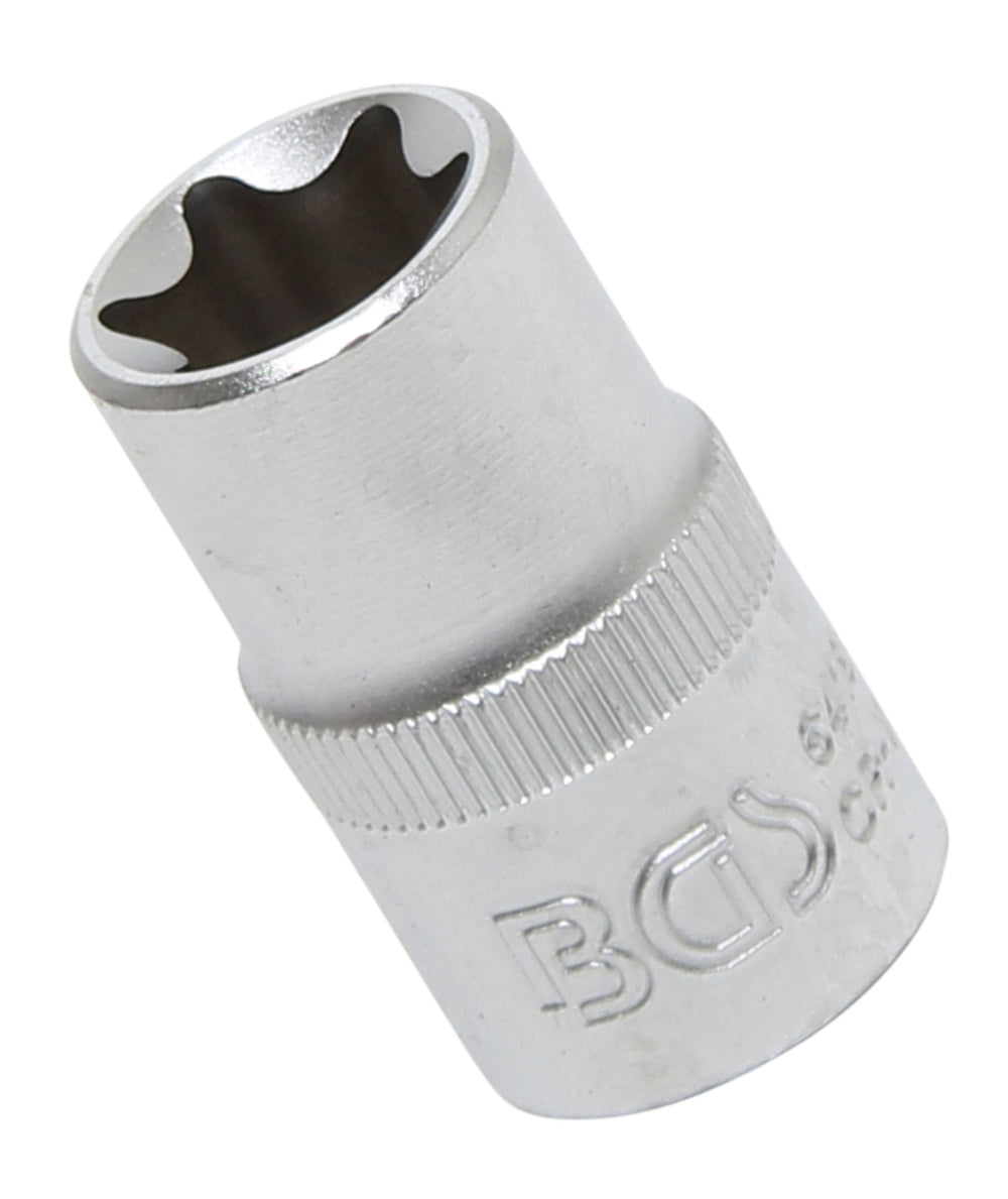 BGS 6418 Nuss / Stecknuss / Steckschlüsseleinsatz E-Profil SW E18 Antrieb 12,5mm (1/2")