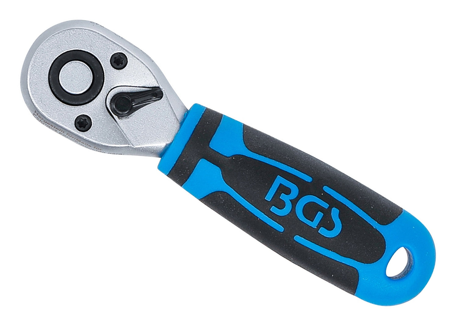 BGS 642 Mini Umschaltknarre Ratsche feinverzahnt Abtrieb 6,3mm (1/4") Länge 110mm