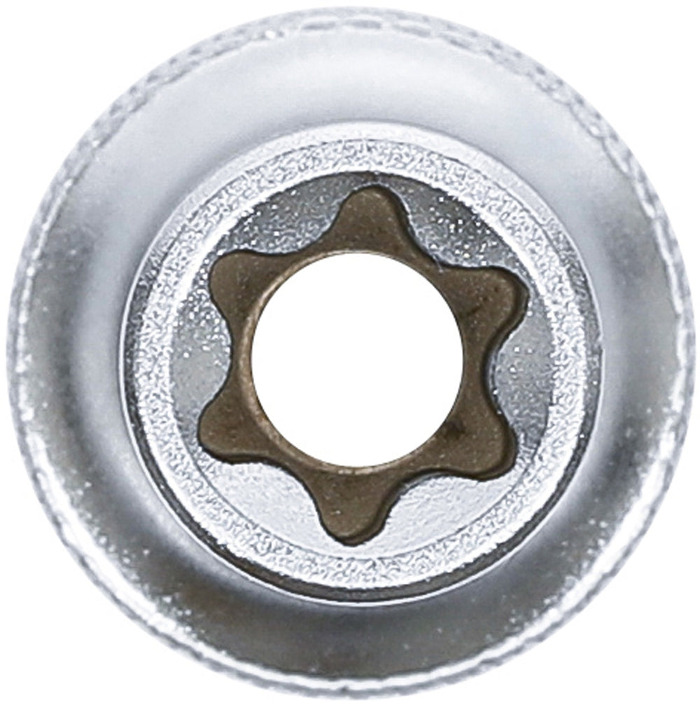 BGS 6442 Nuss / Stecknuss / Steckschlüsseleinsatz E-Profil tief SW E12 Antrieb 12,5mm (1/2")